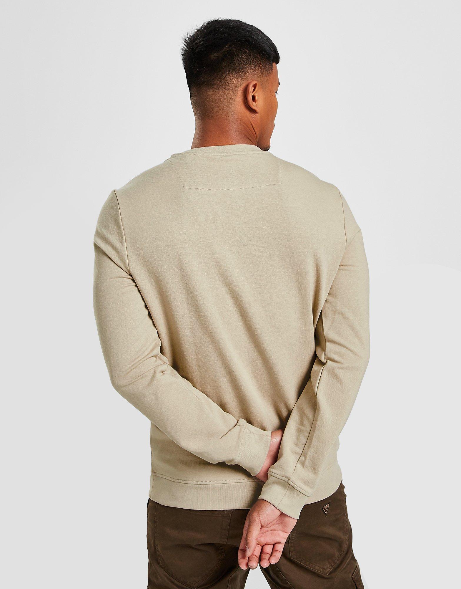 GUESS Triangle Logo Crew Sweatshirt