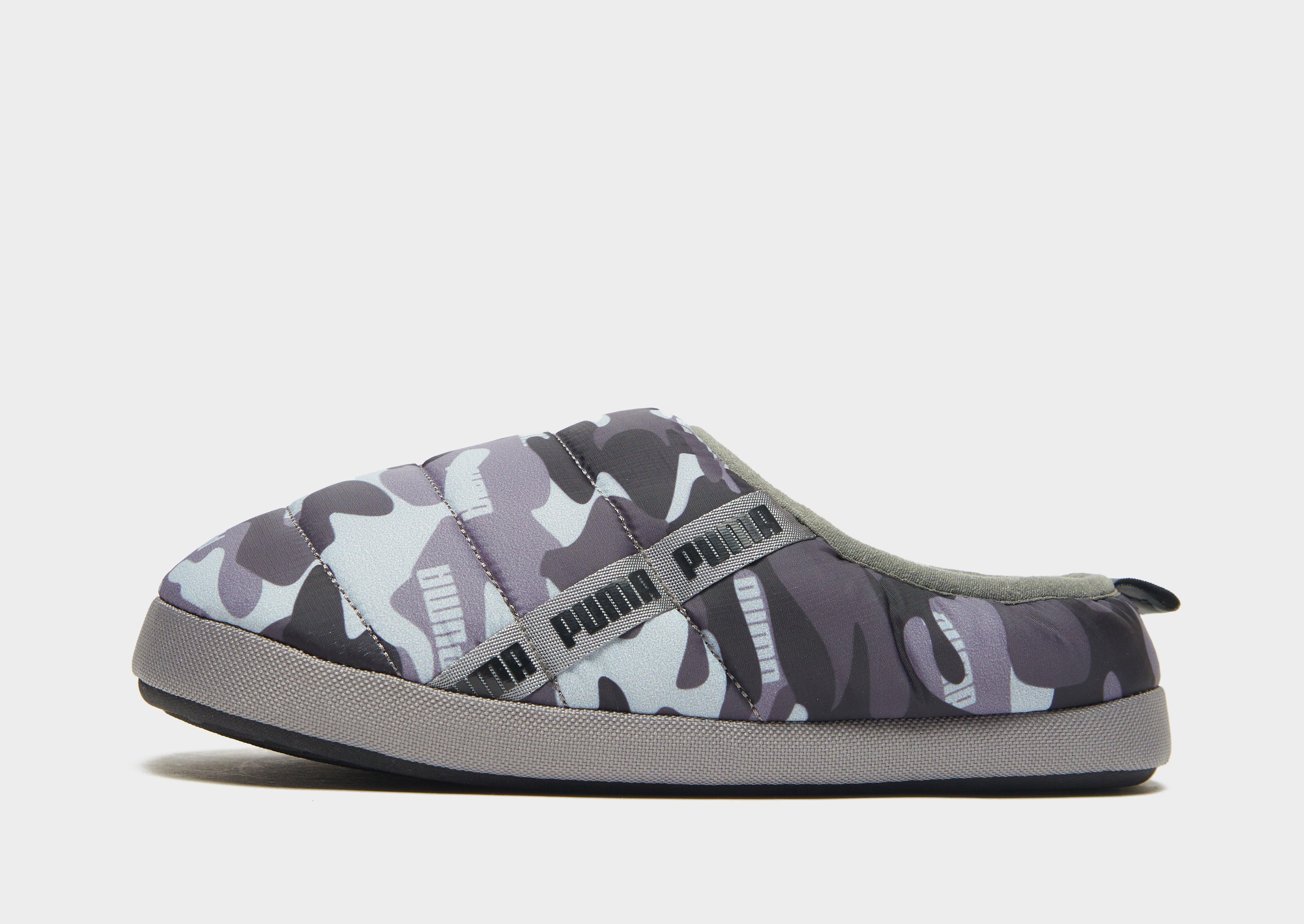 puma grey slippers