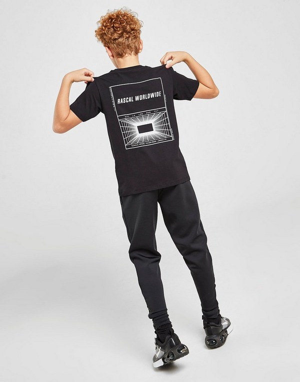 Rascal Ombre Grid T-Shirt Junior