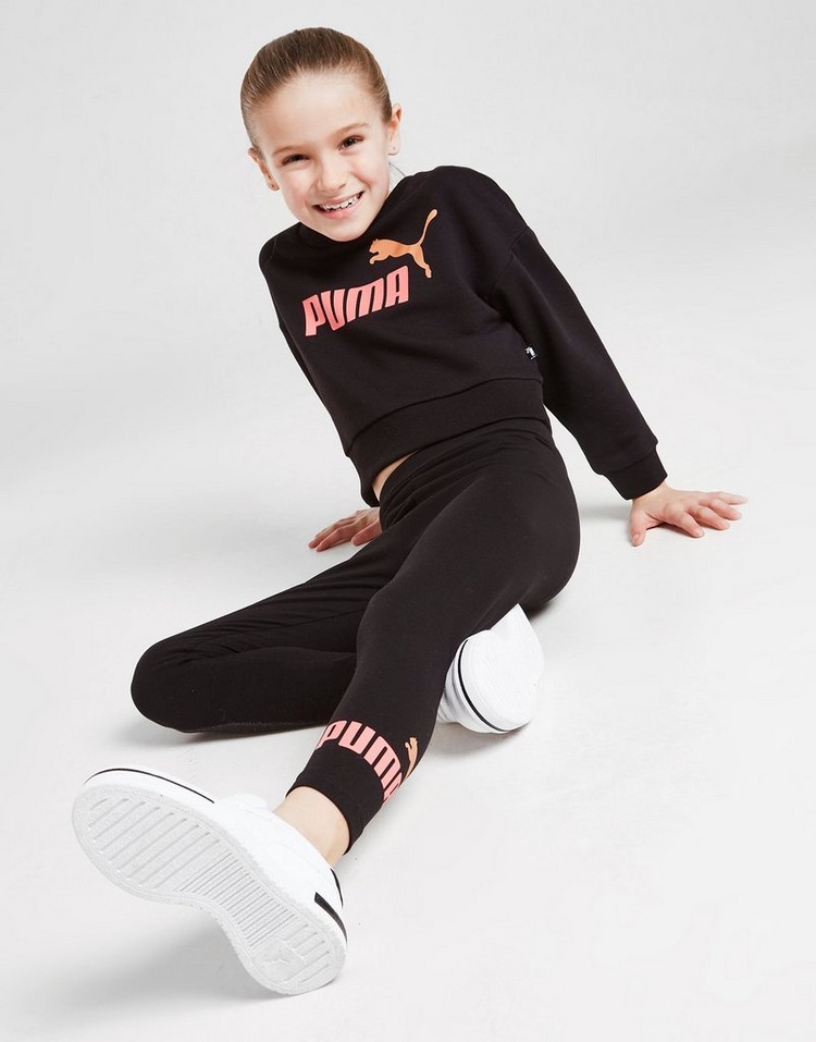 Puma Girls' Crew Sweatshirt/Leggings Set Children
