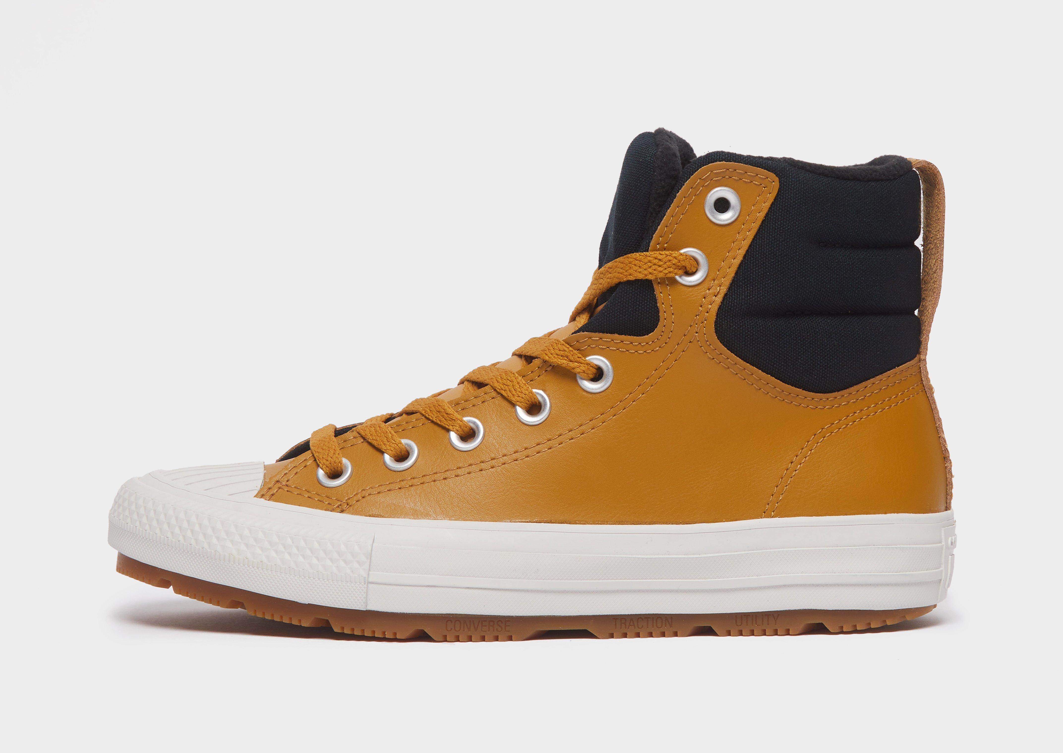 brown converse junior