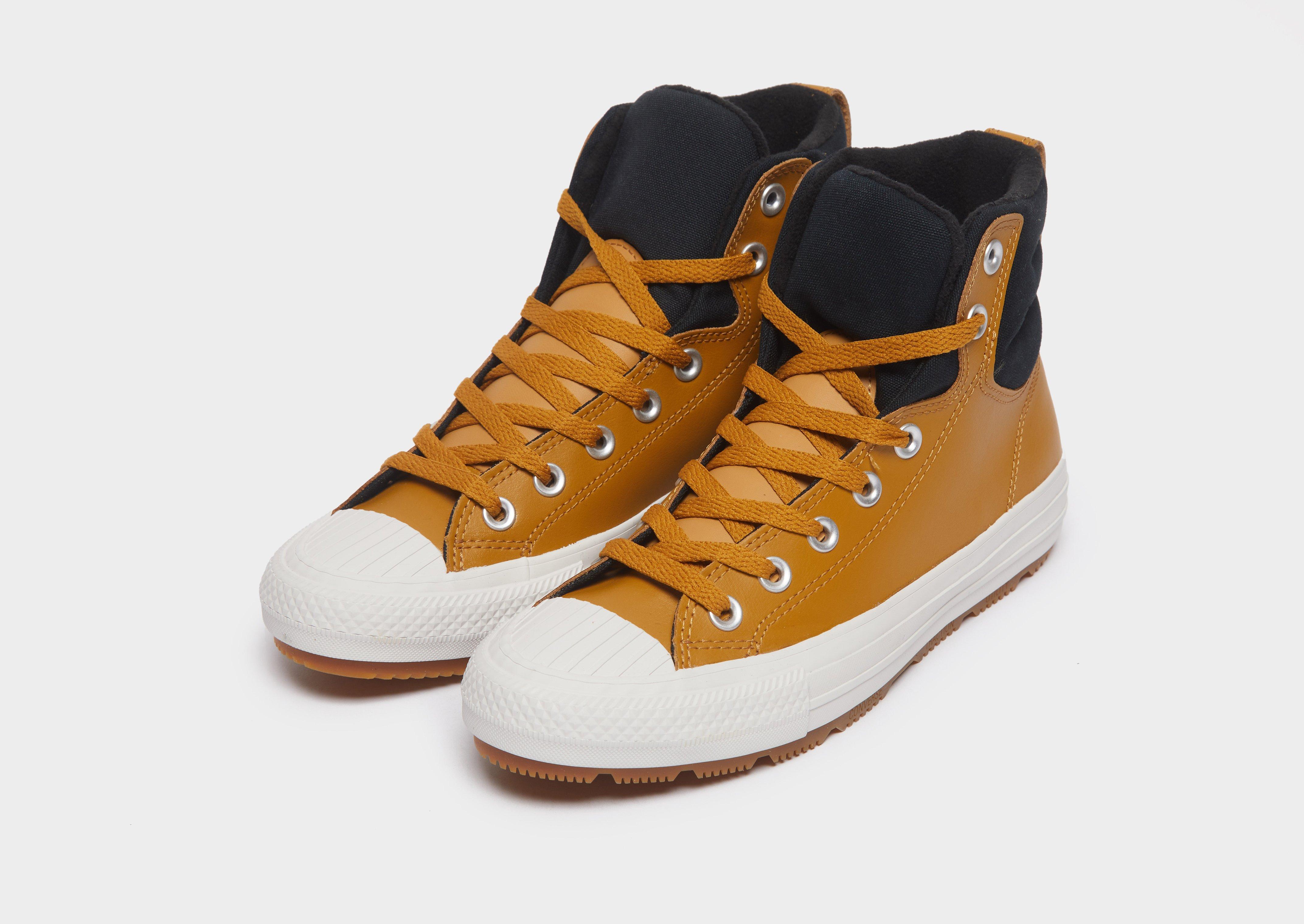 brown converse junior