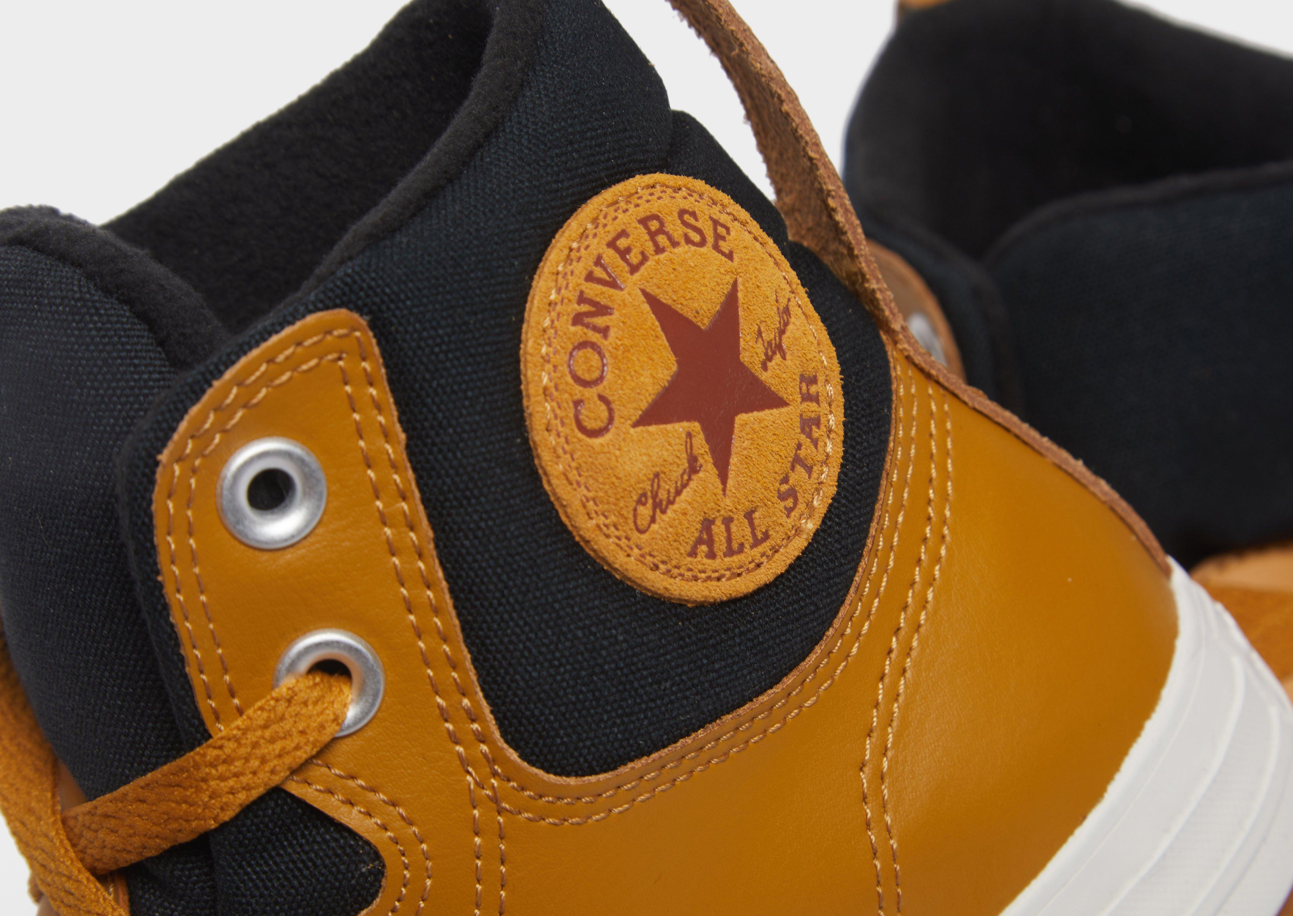 brown converse junior