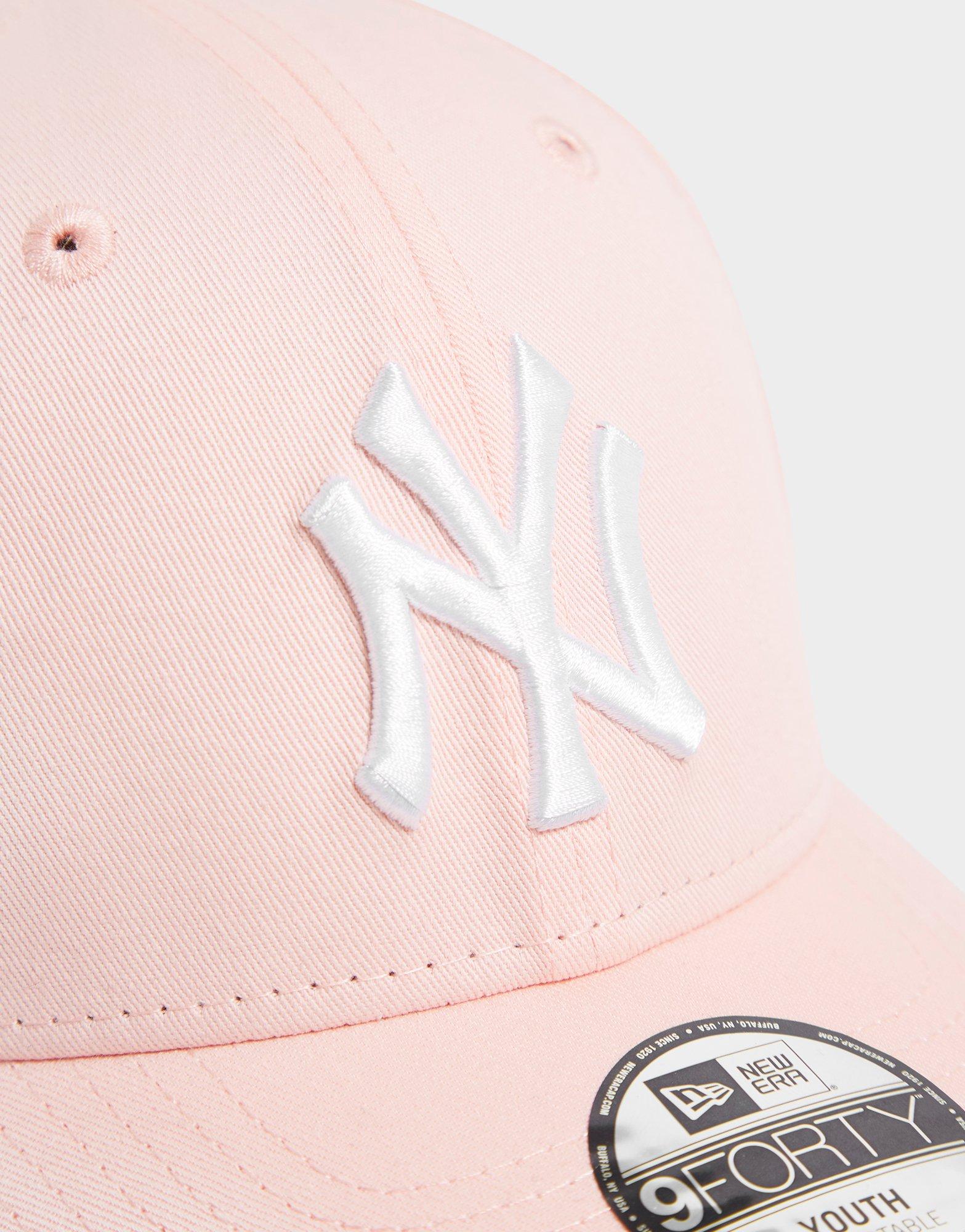 Pink yankees hat sales