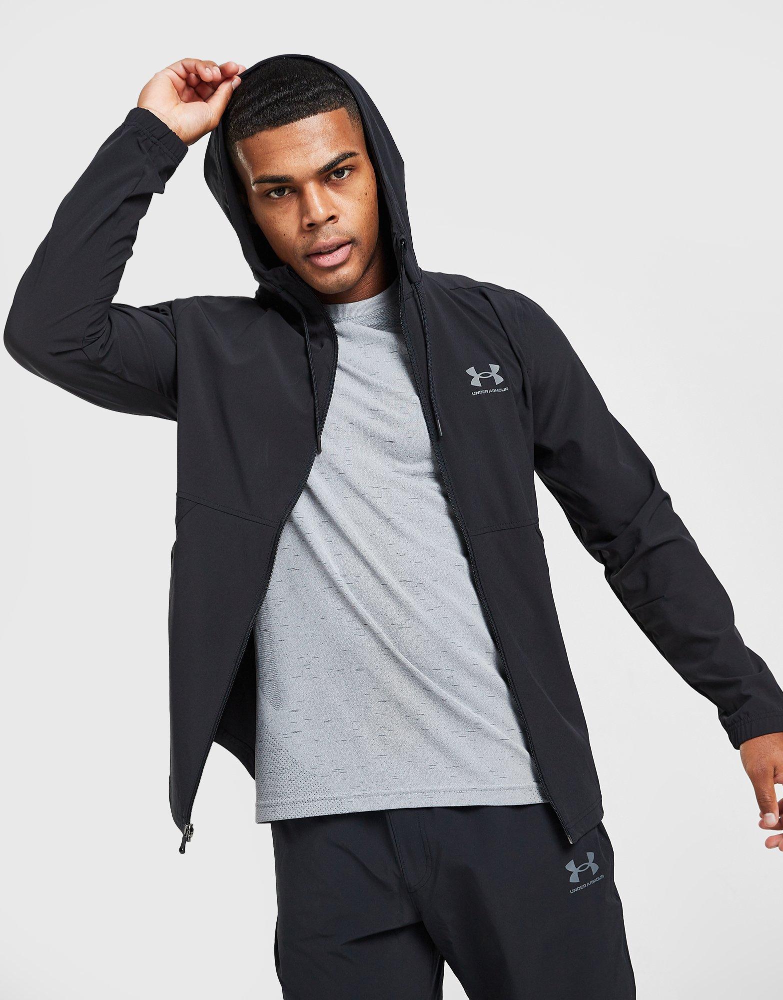 Zwart Under Armour Lock-Up Woven Jacket | JD Sports