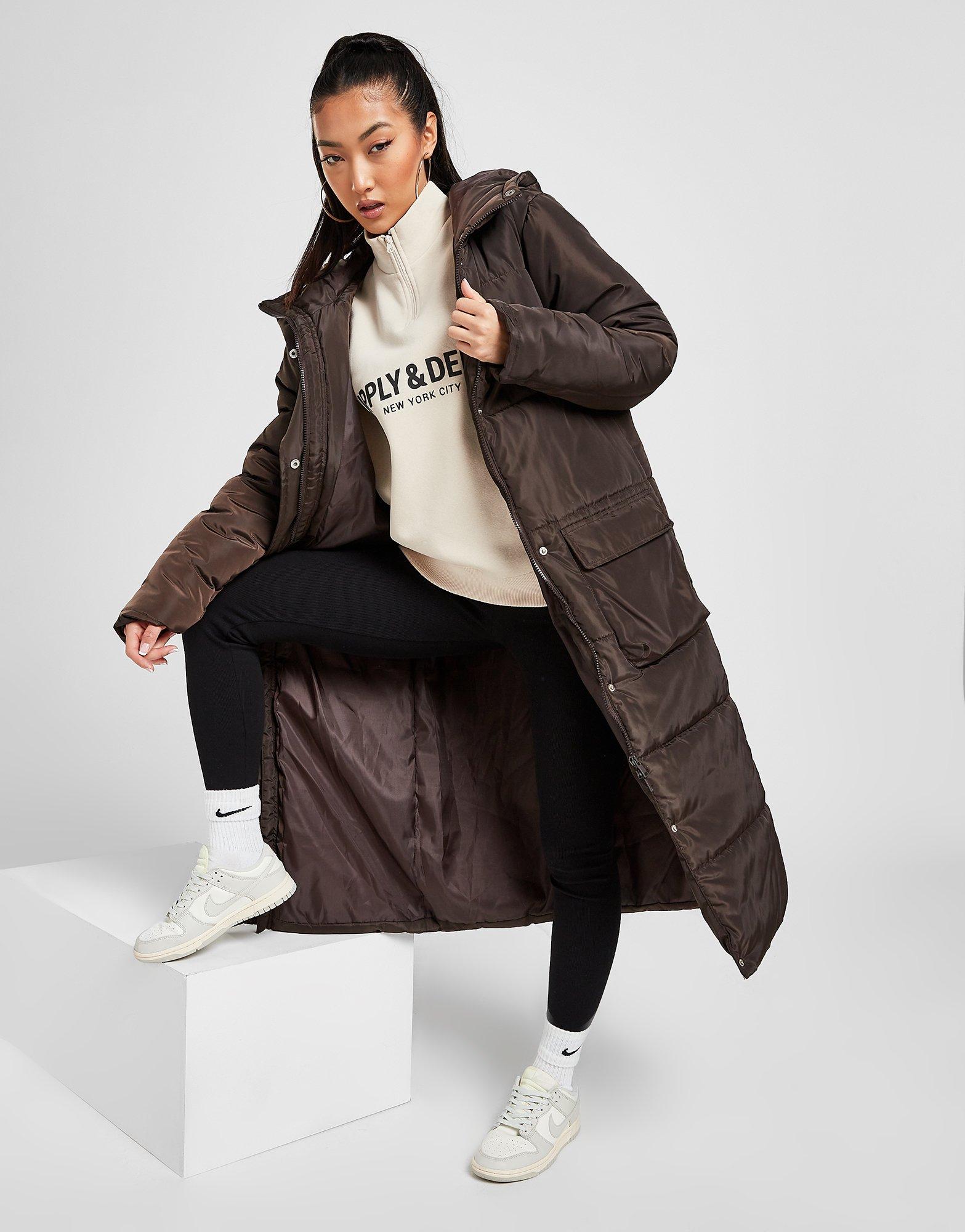 Supply Demand Fur Reversible Longline Parka Jacket