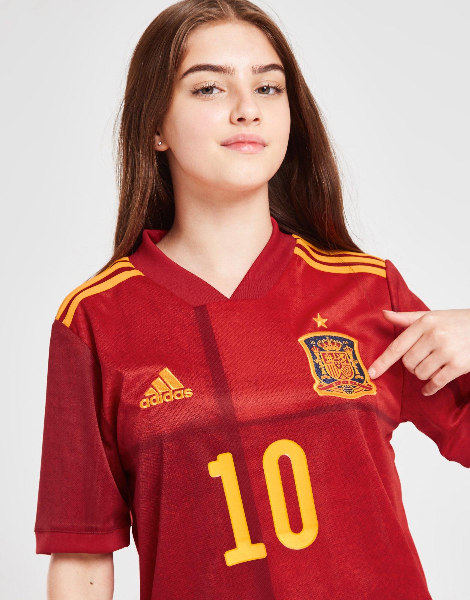 adidas Spain 2020 Thiago #10 Home Shirt Junior