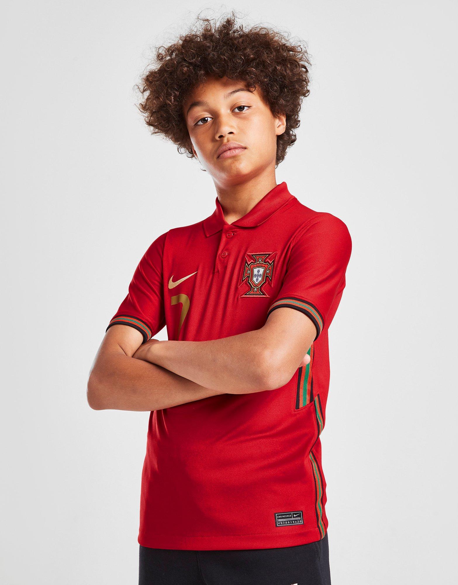 Nike Portugal 2020/21 Ronaldo #7 Home Shirt Junior