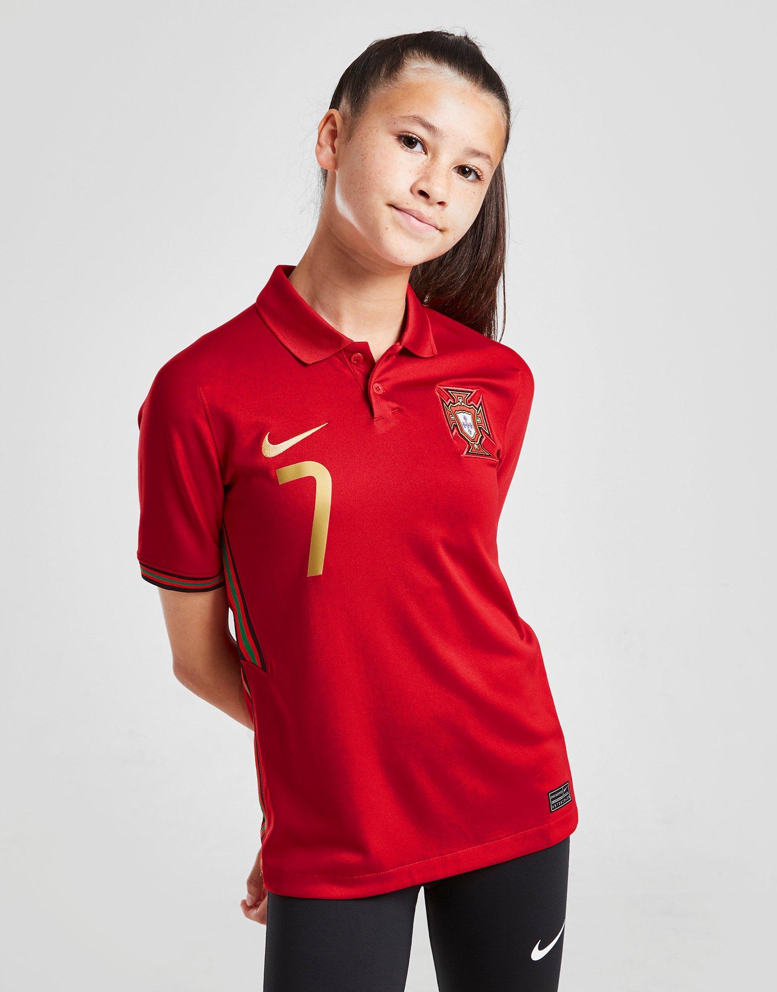Nike Portugal 2020/21 Ronaldo #7 Home Shirt Junior