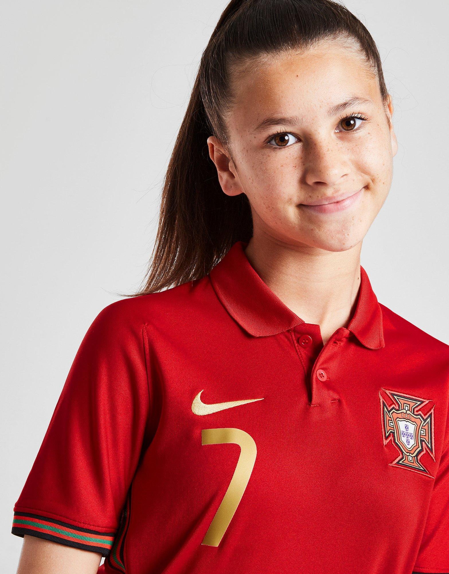 Nike Portugal 2020/21 Ronaldo #7 Home Shirt Junior