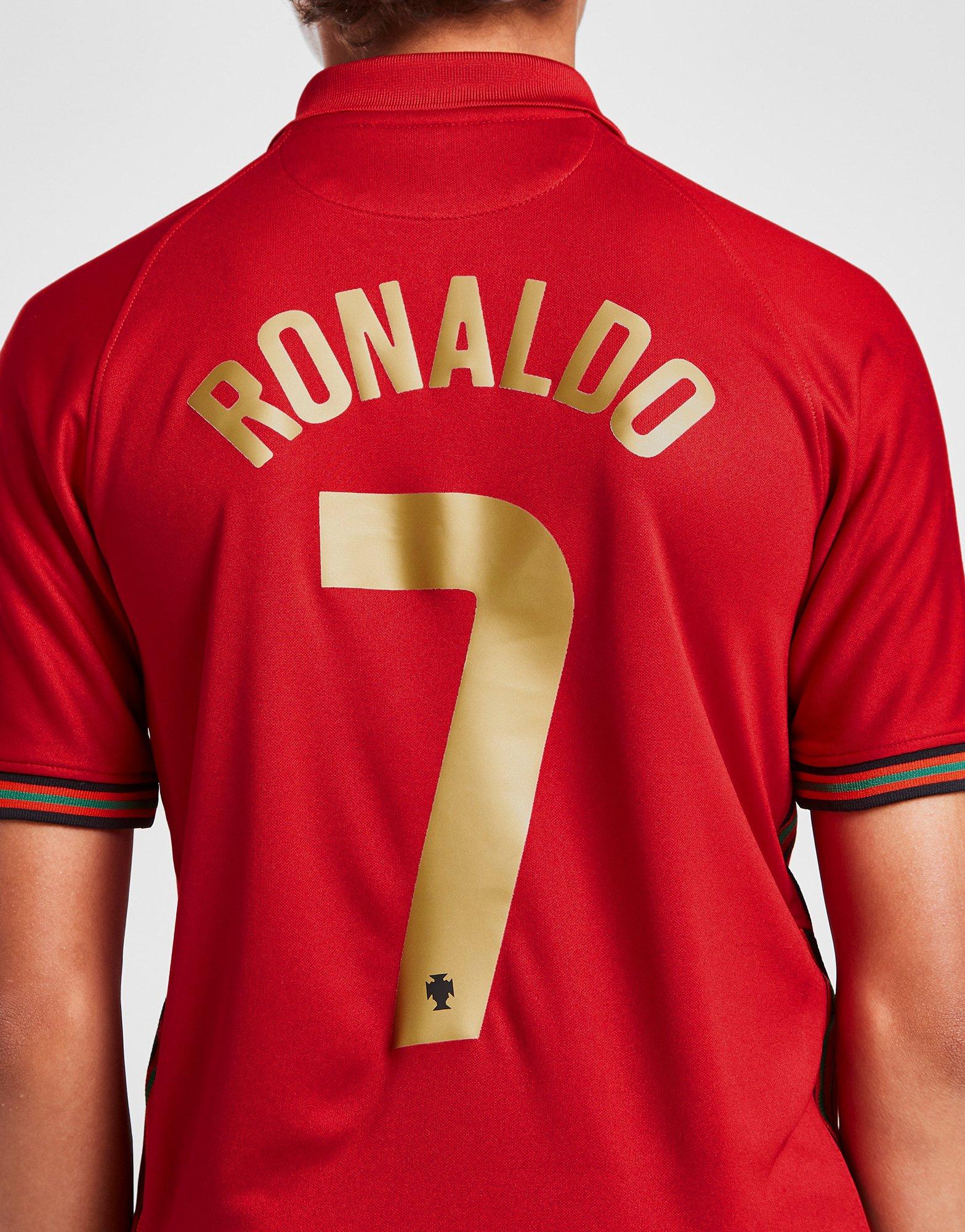 Nike Portugal 2020/21 Ronaldo #7 Home Shirt Junior