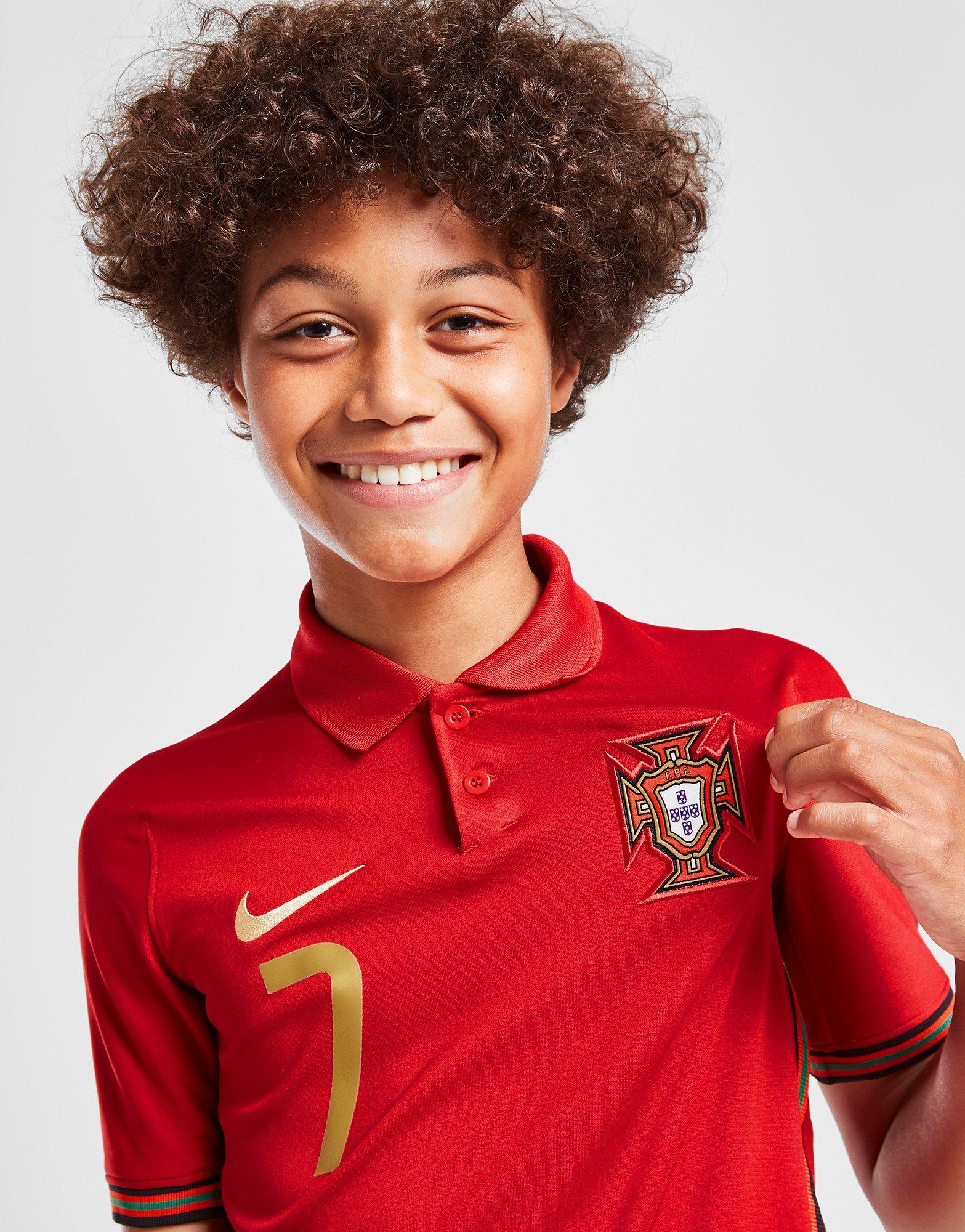 Nike Portugal 2020/21 Ronaldo #7 Home Shirt Junior