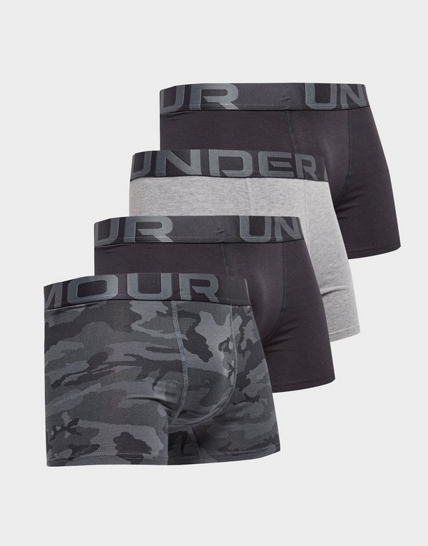 Black Under Armour 4-Pack Boxers Junior JD Sports