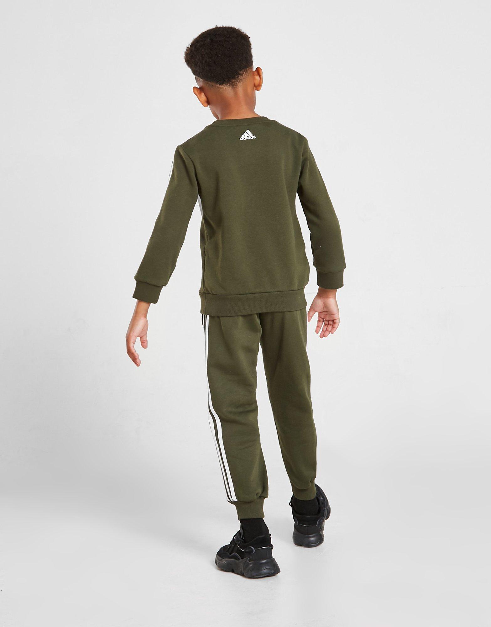 adidas Linear Essential Crew Tracksuit Children