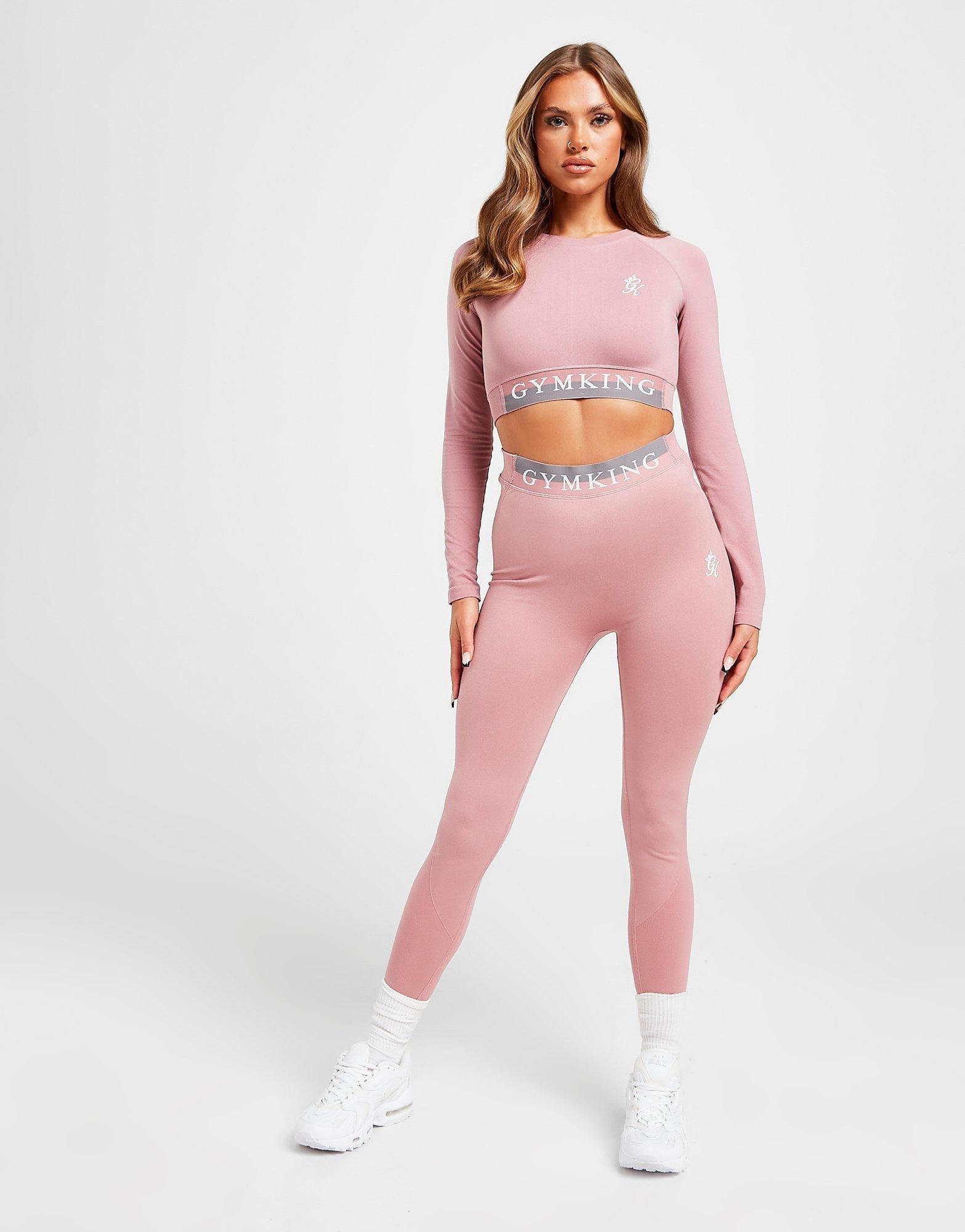 Gym King Sports Results Long Sleeve Crop Top