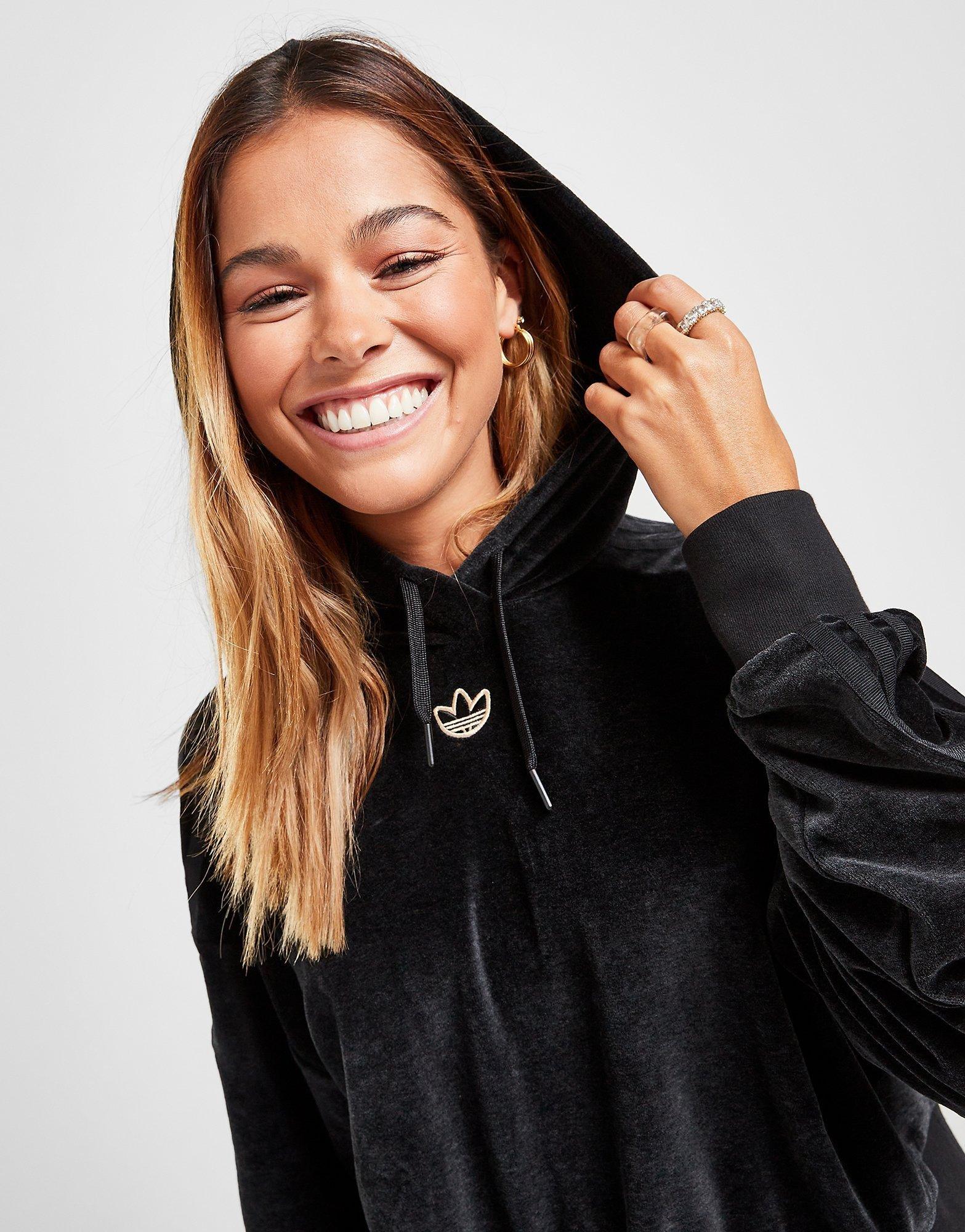 adidas Originals Velour Overhead Hoodie