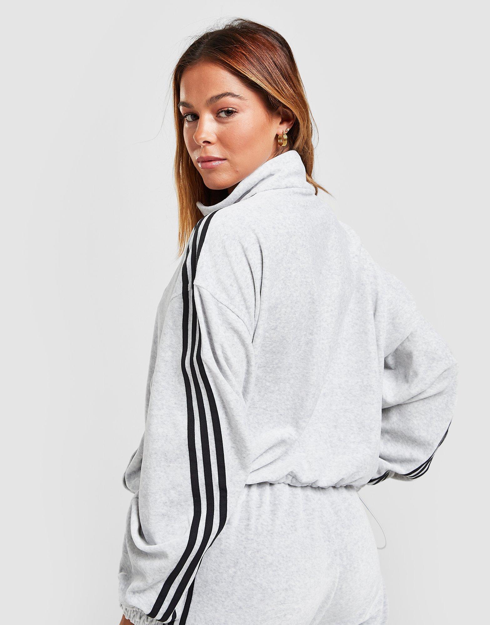 adidas Originals Velour 1/4 Zip Top