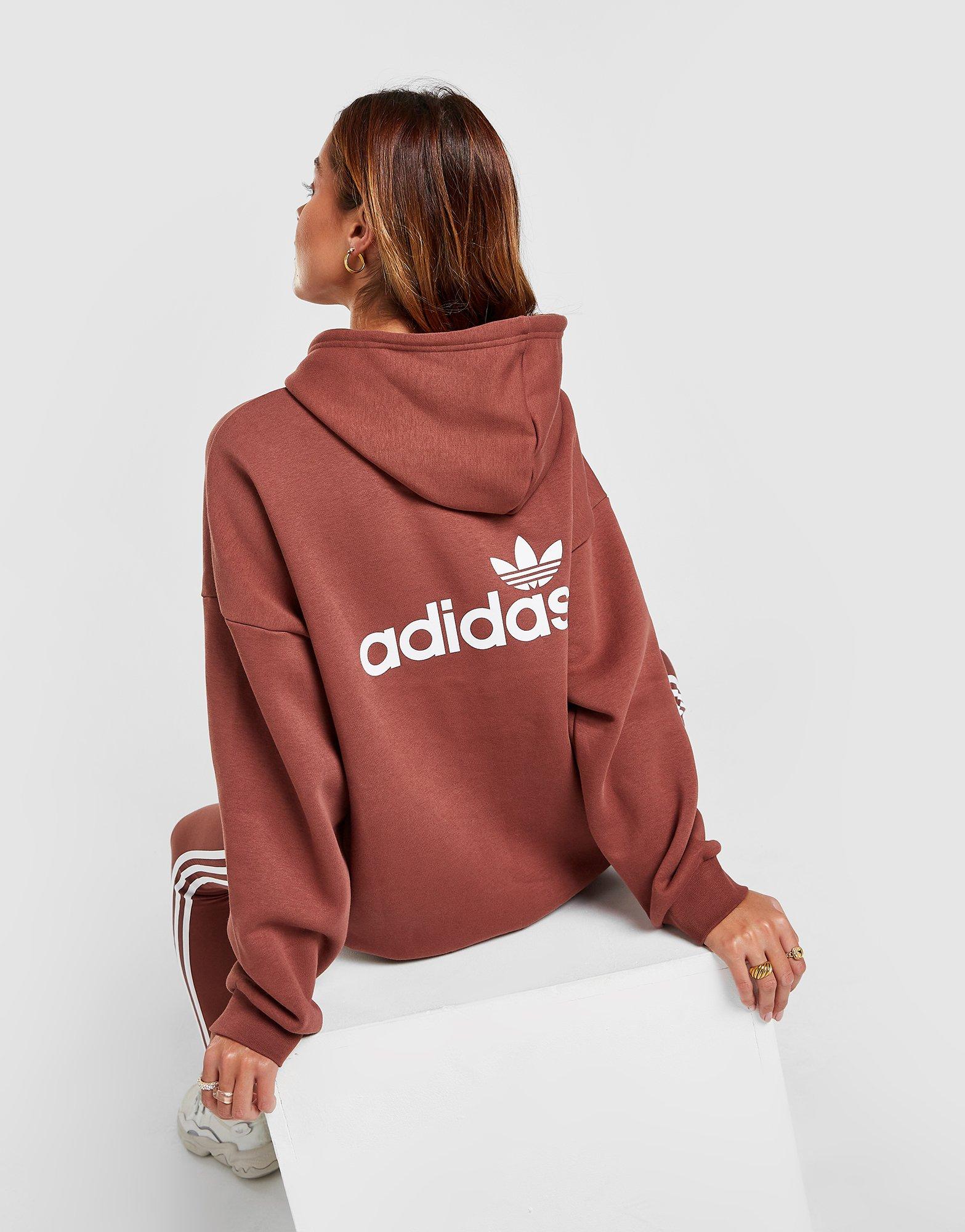 womens brown adidas hoodie