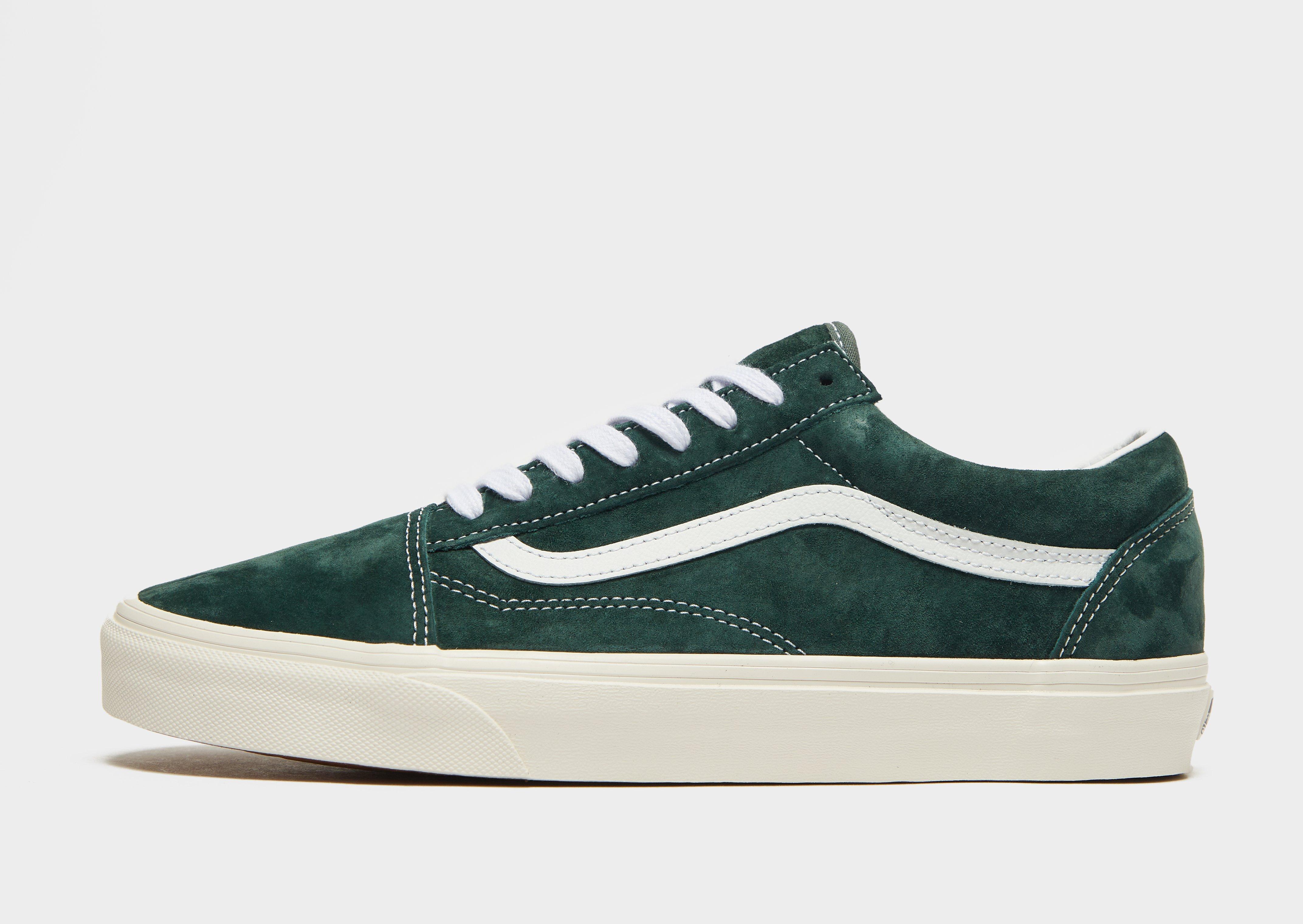 vans suede old skool green