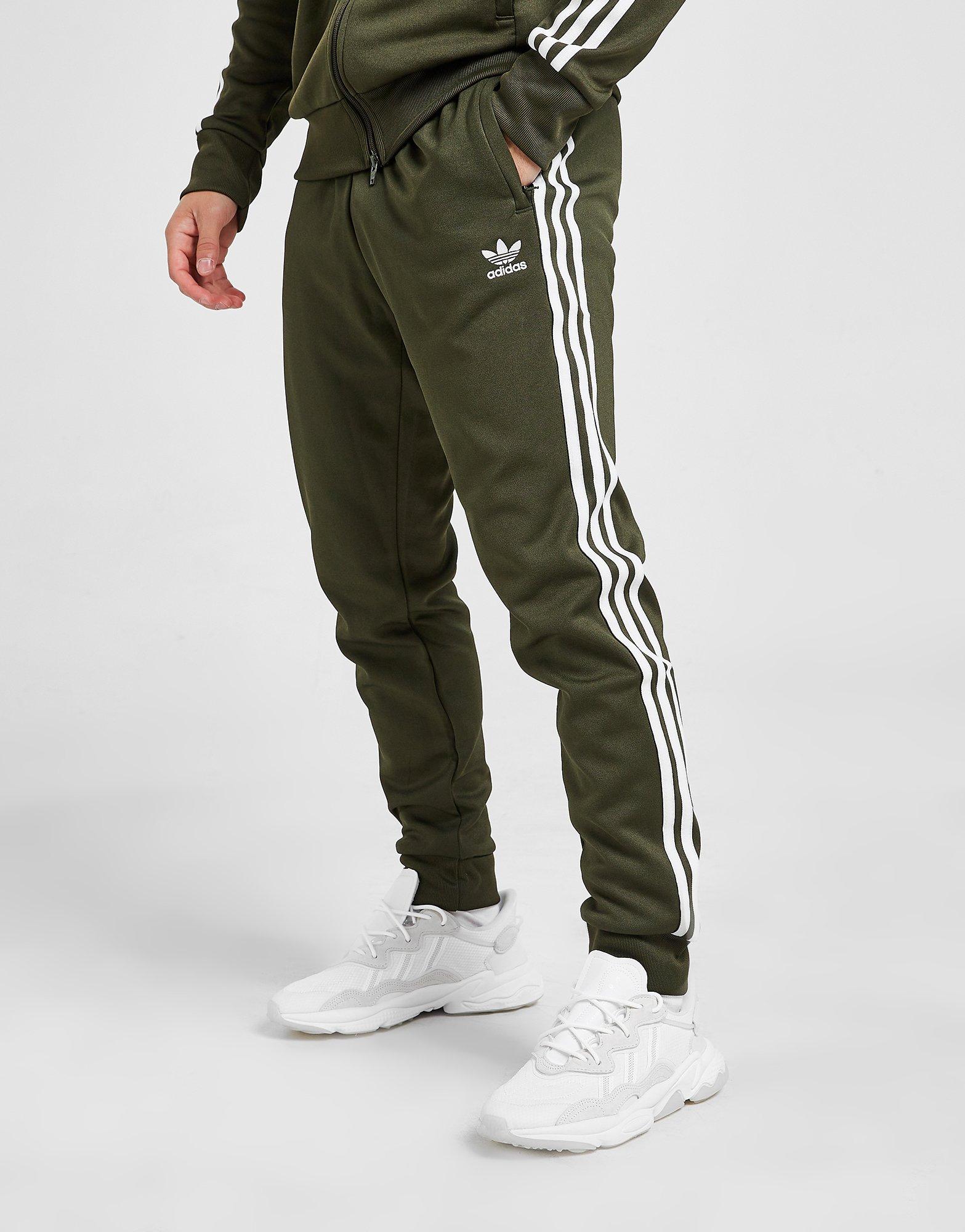 Green adidas Originals SS Cuffed Track Pants