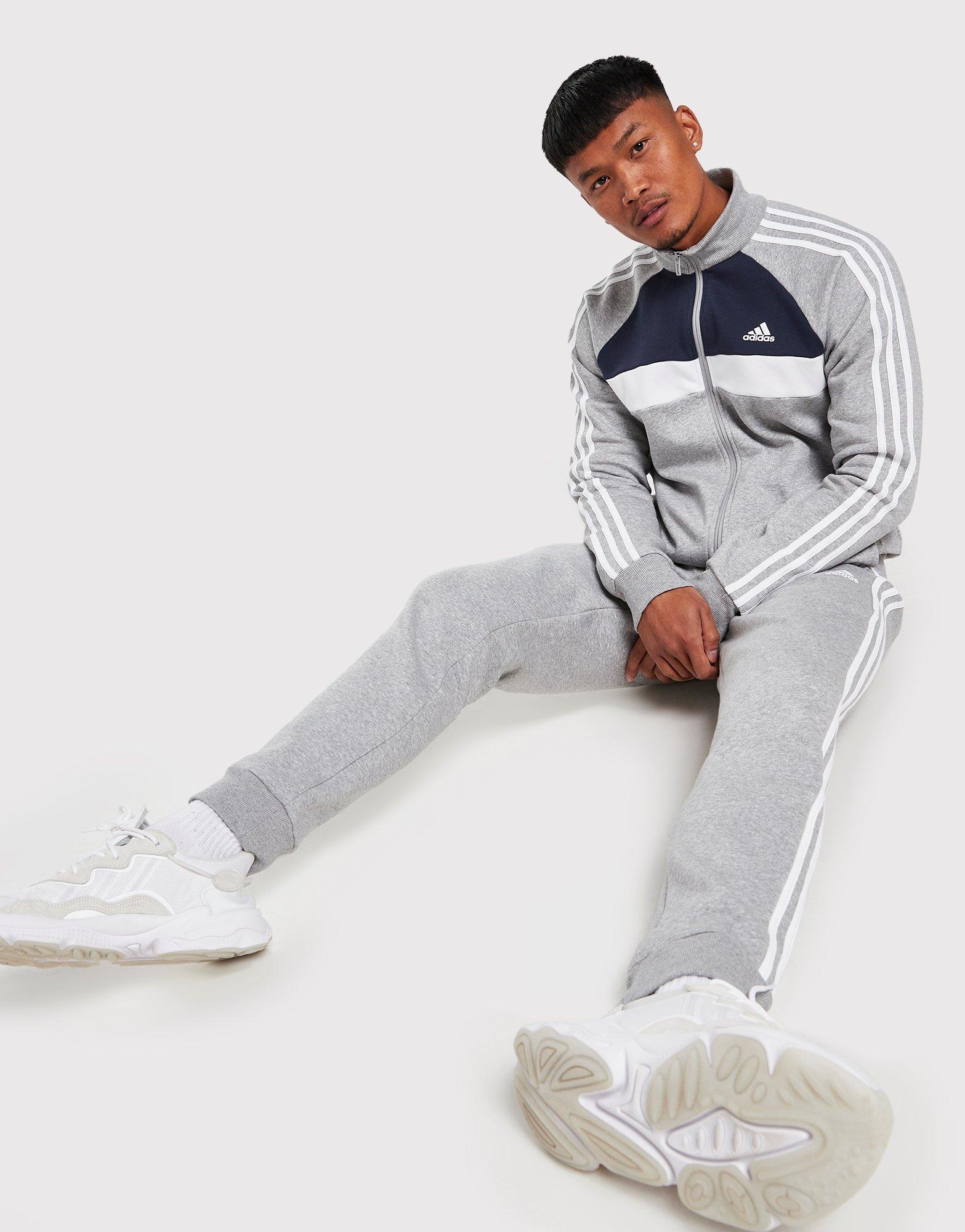 adidas Badge of Sport Colour Block Fleece Tracksuit