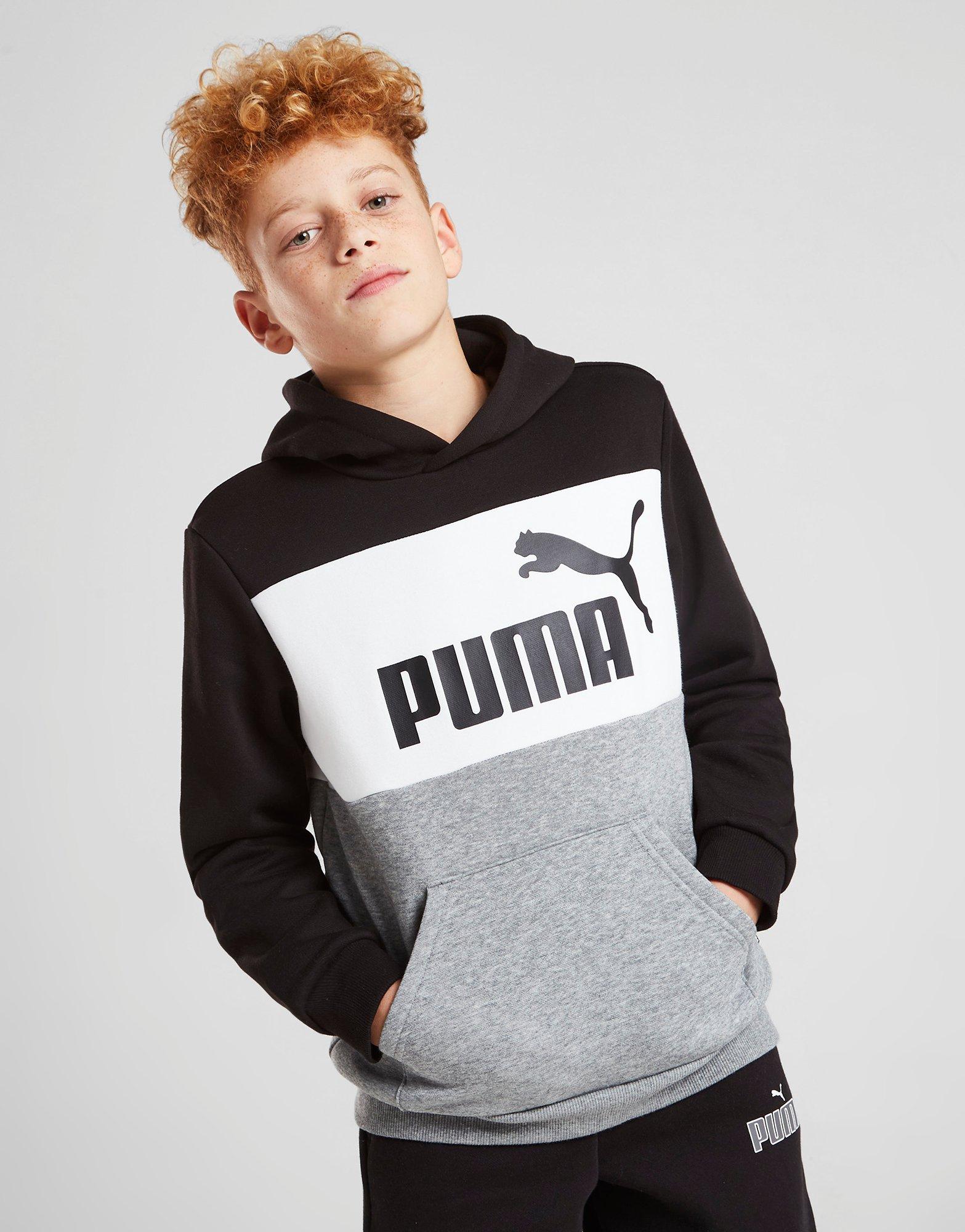 Puma Colour Block Hoodie Junior