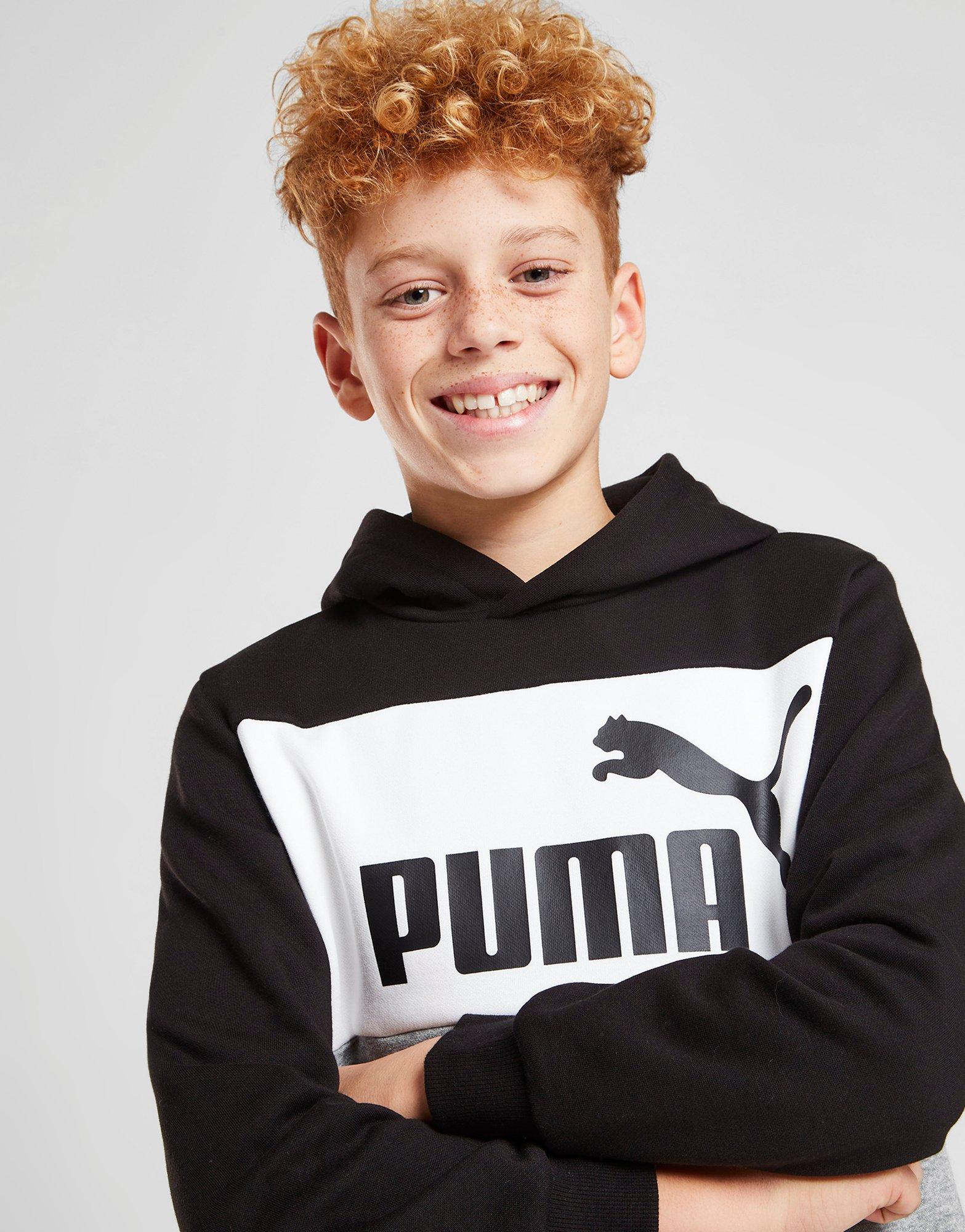 Puma Colour Block Hoodie Junior