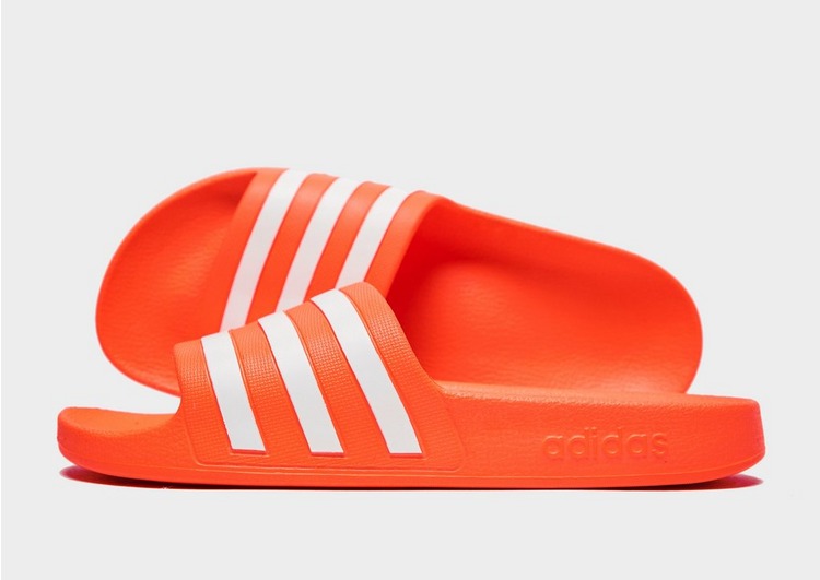 adidas Adilette Aqua Slides Damen Rot | JD Sports