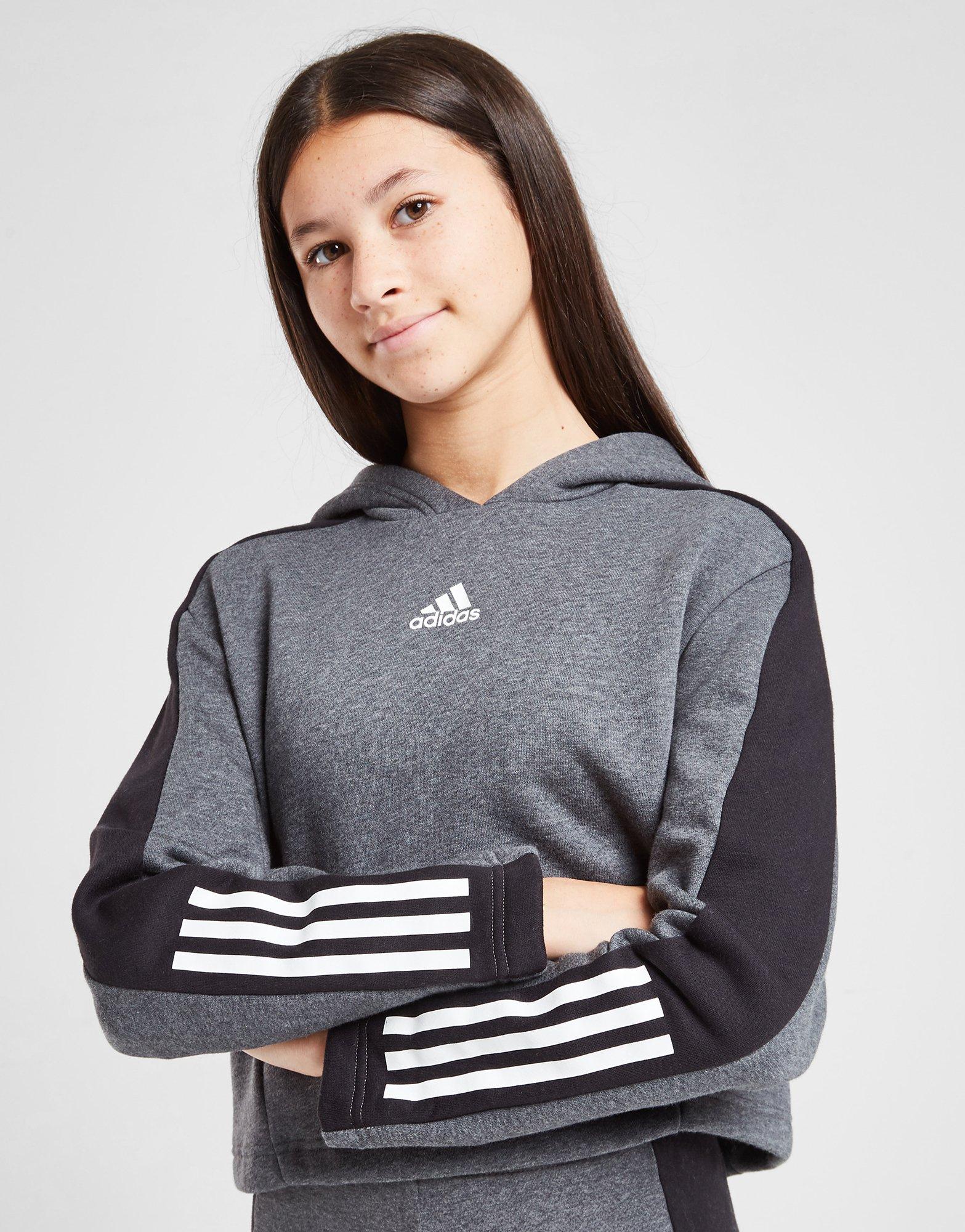 adidas Girls' Badge of Sport Hoodie/leggings Set Junior