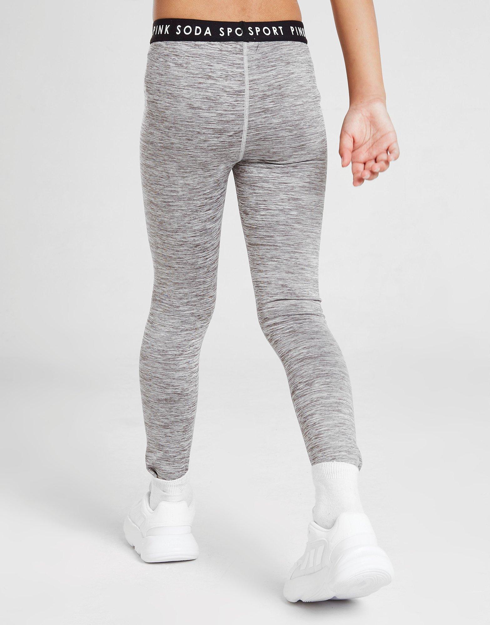 Pink Soda Sport Girl's Logo Tape Tights Children