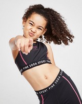 Pink Soda Sport Girls' Logo Tape Sports Bra Children