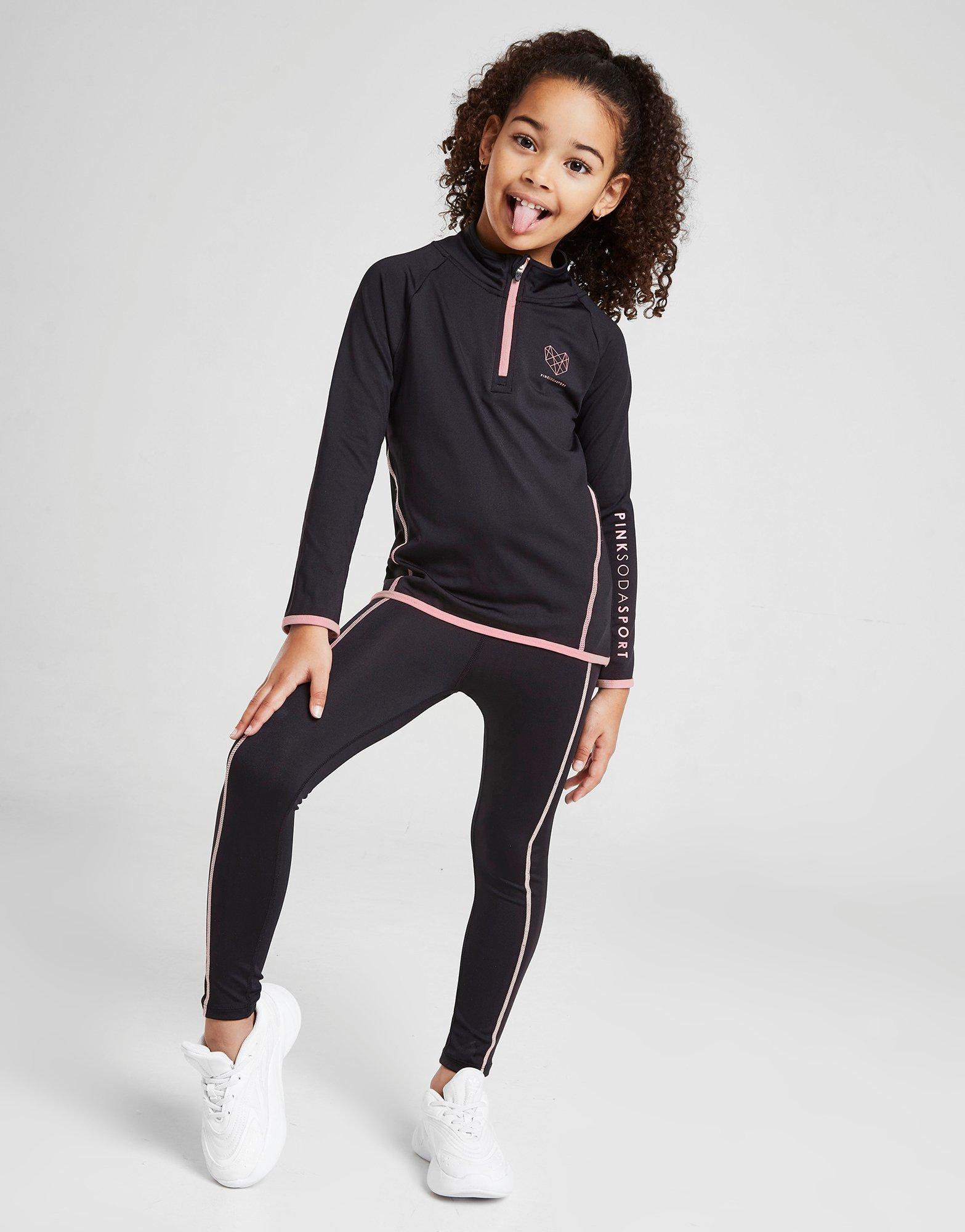 Pink Soda Sport Girls' 1/4 Zip Top Children