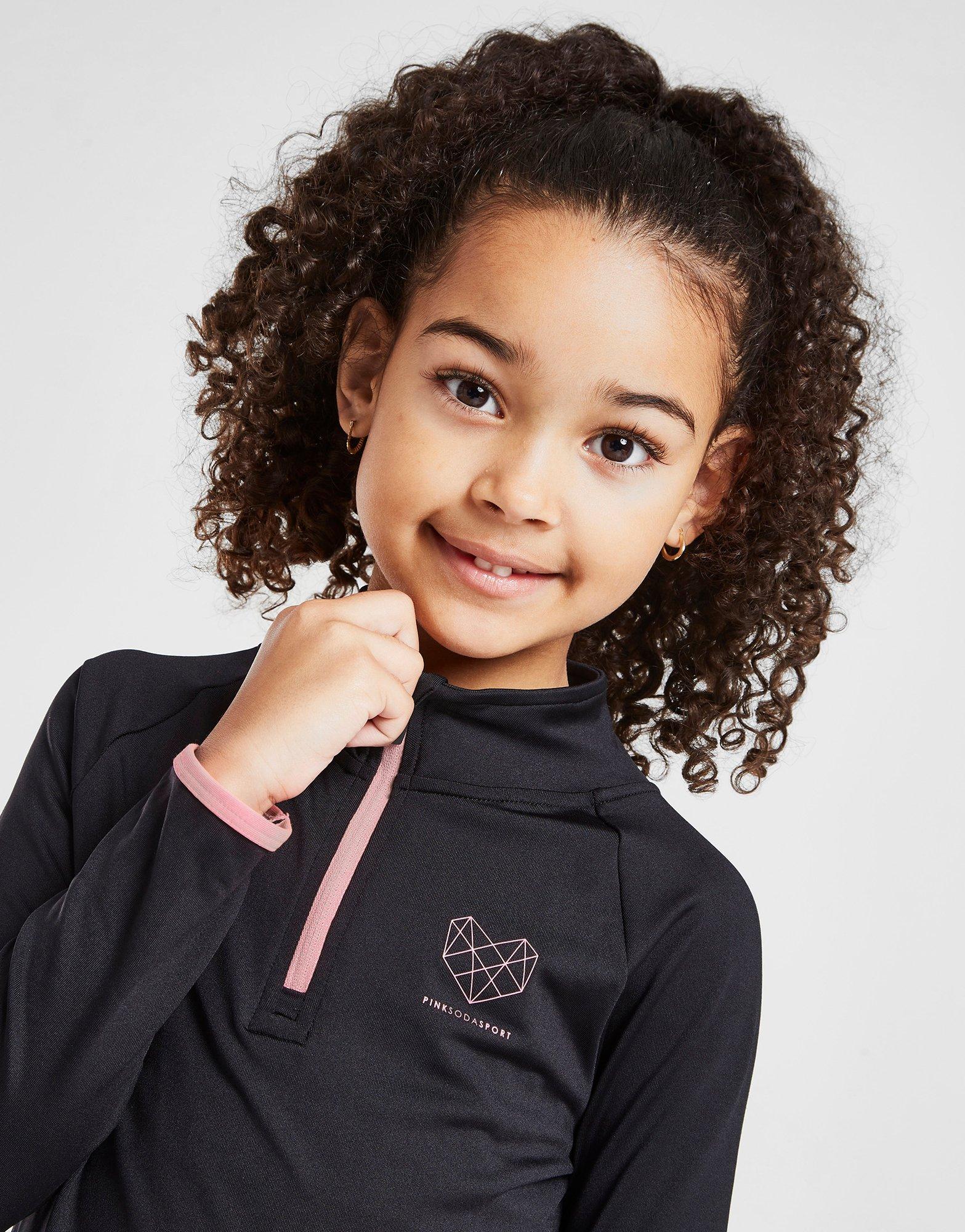 Pink Soda Sport Girls' 1/4 Zip Top Children