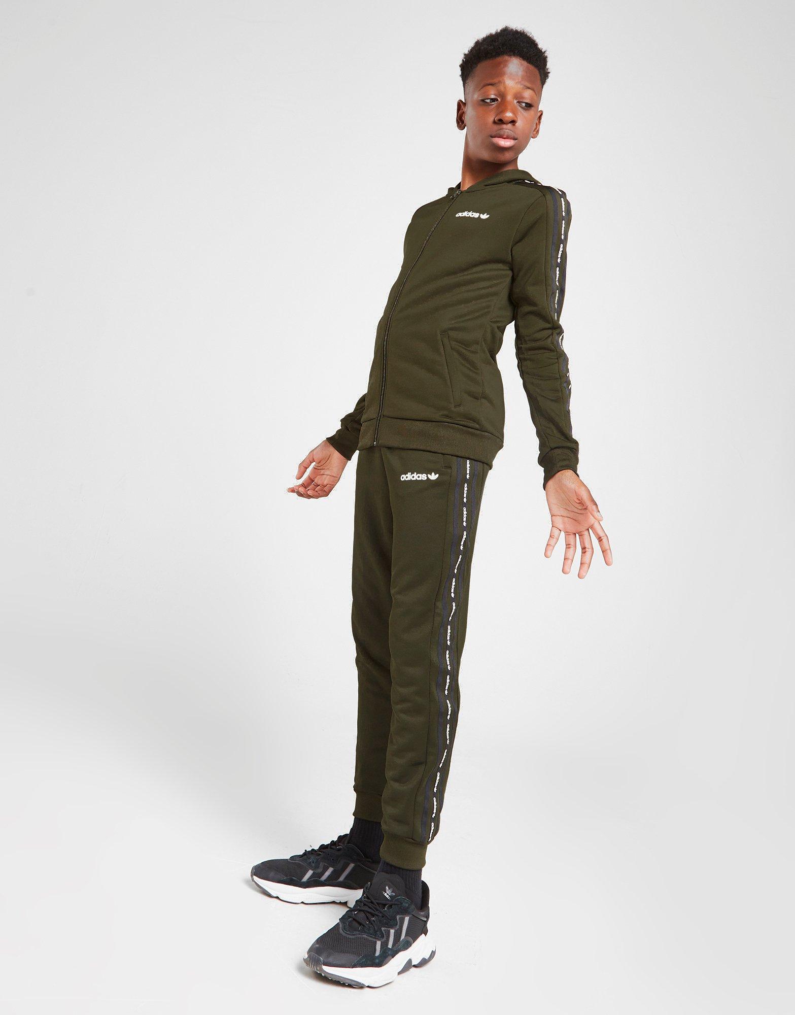 adidas Originals 3-Stripes Tape Poly Track Pants Junior