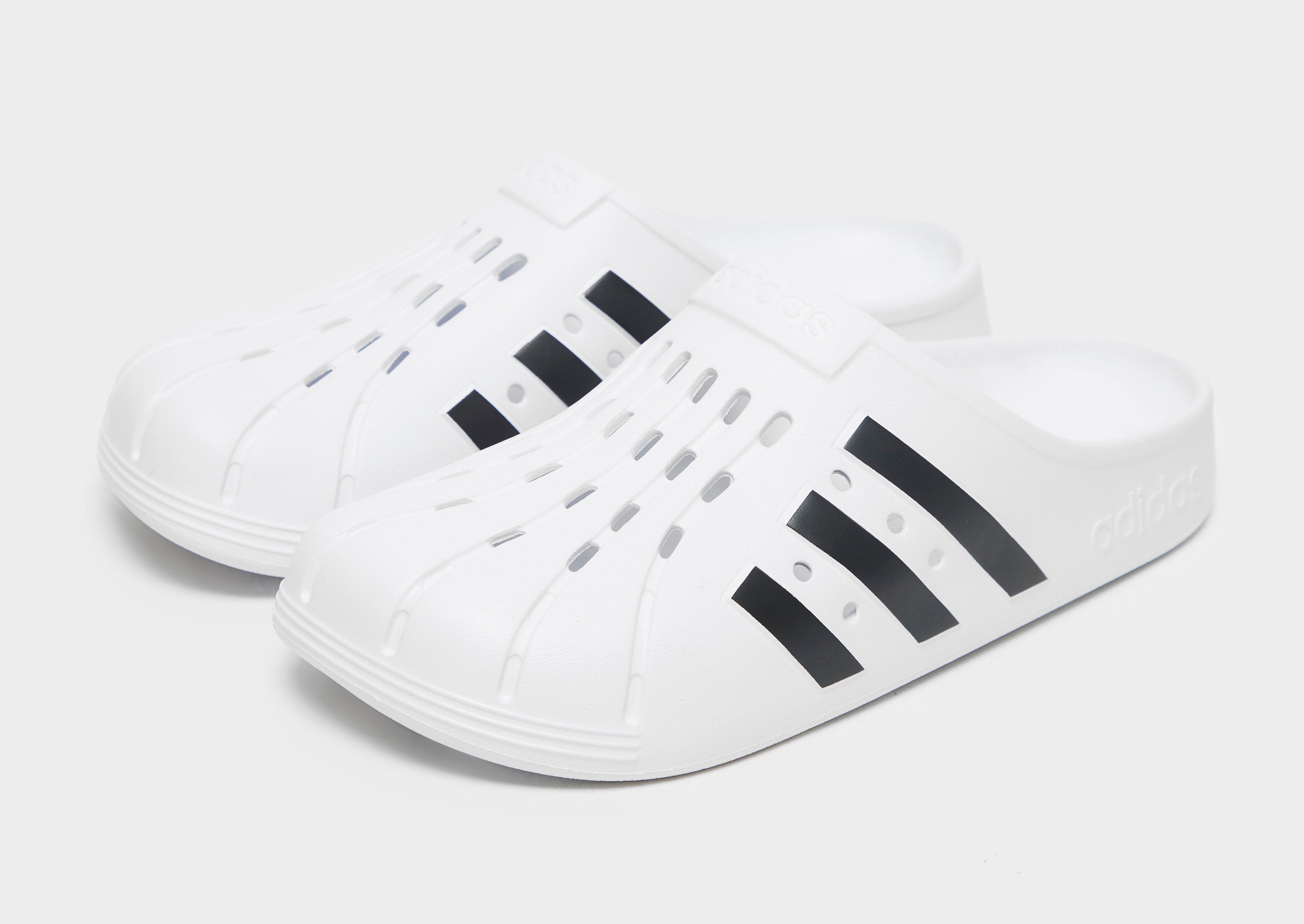 adilette clogs black