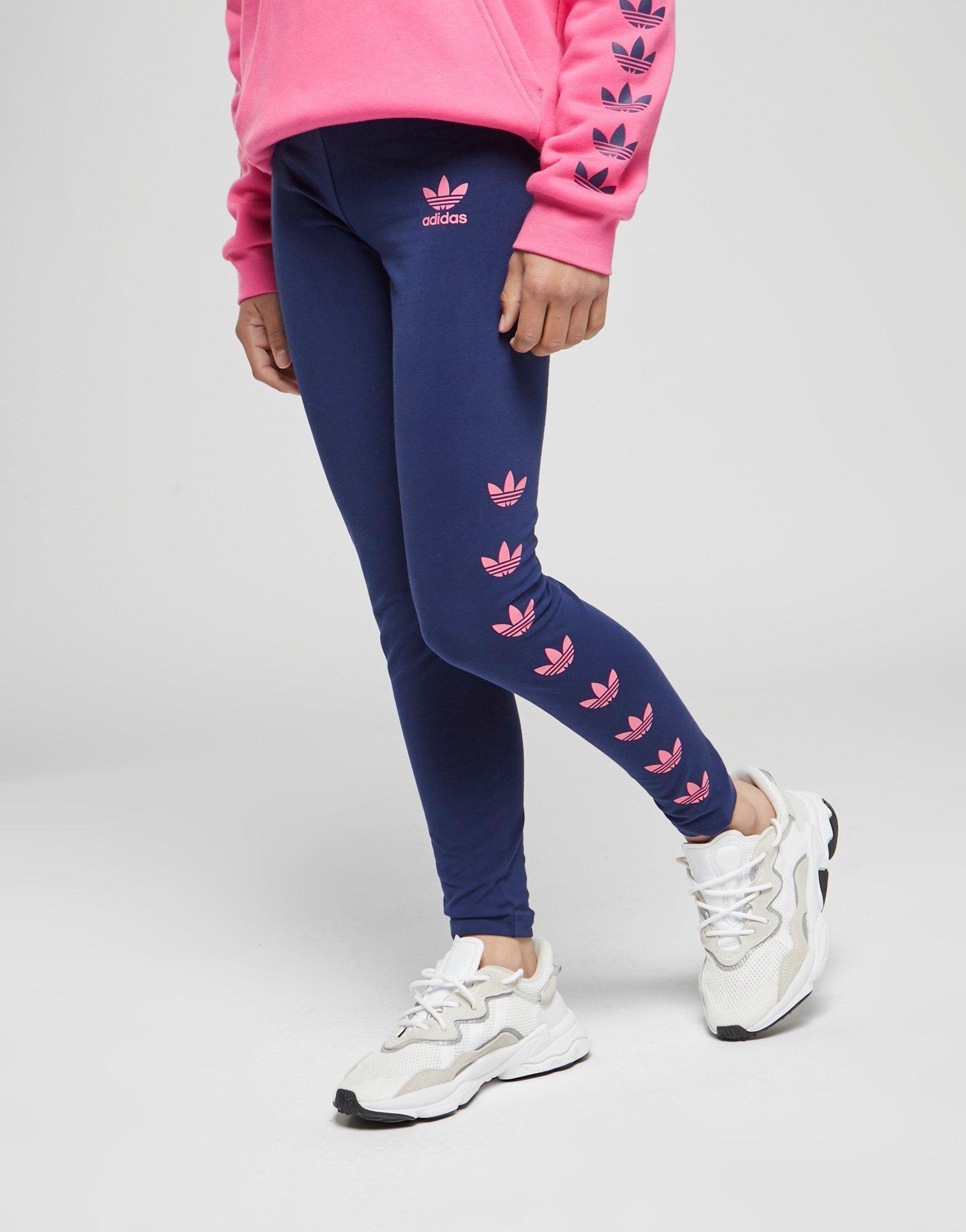 adidas Originals Girls' Repeat Trefoil Leggings Junior