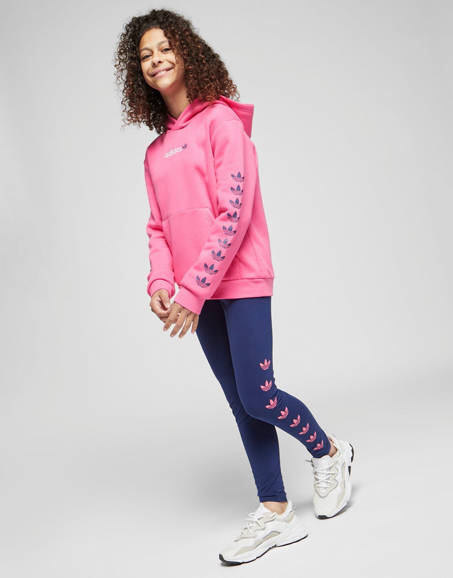 adidas Originals Girls' Repeat Trefoil Leggings Junior