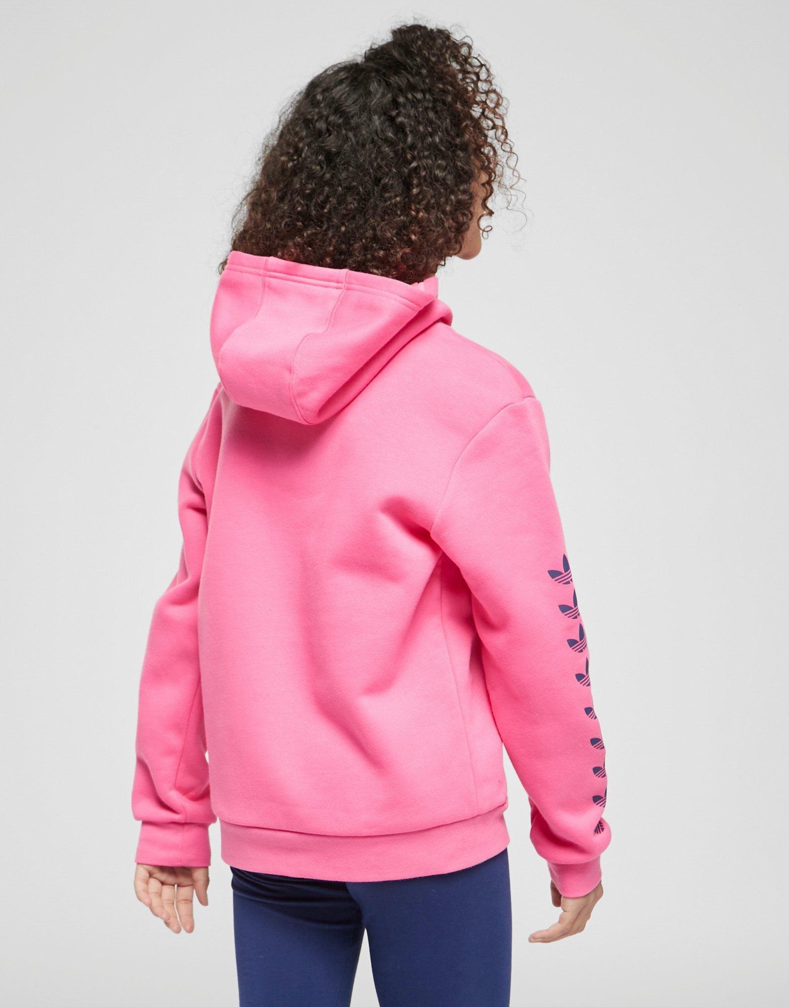 adidas Originals Girls' Repeat Trefoil Hoodie Junior