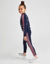adidas Originals Girls' Trefoil SS Track Top/Leggings Set Children