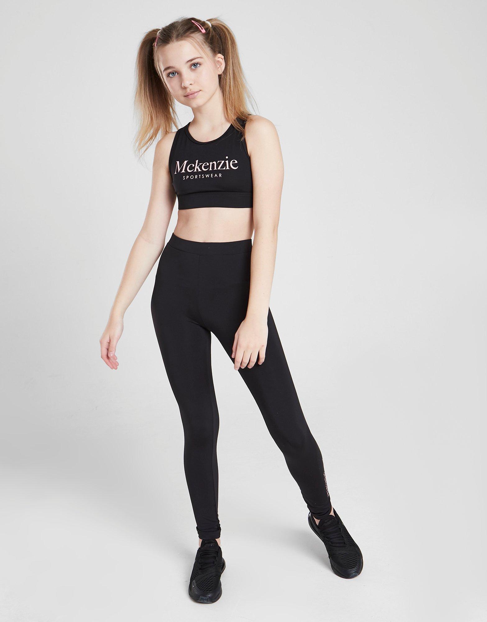McKenzie Girls' Fitness Logo Sports Bra Junior