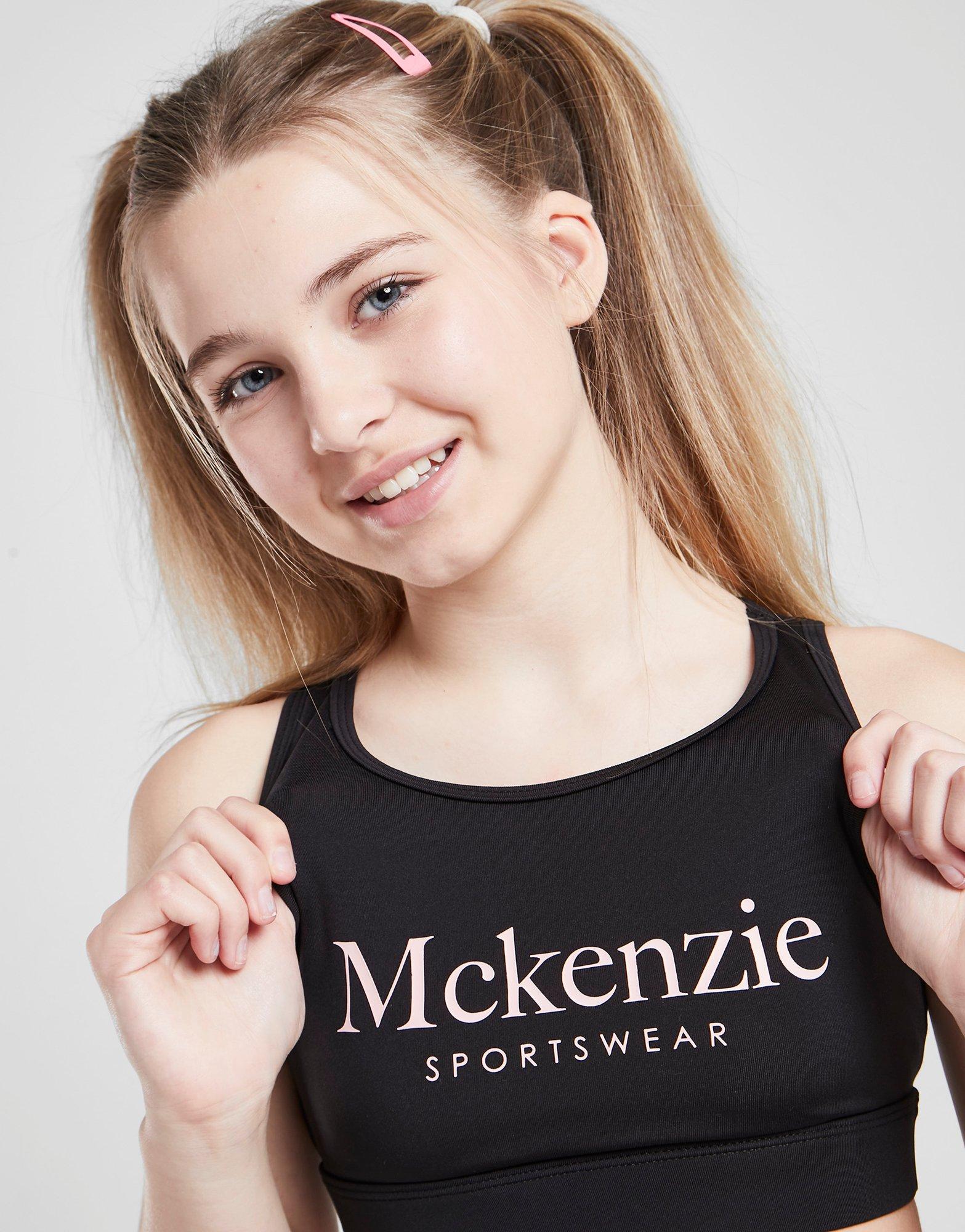 McKenzie Girls' Fitness Logo Sports Bra Junior