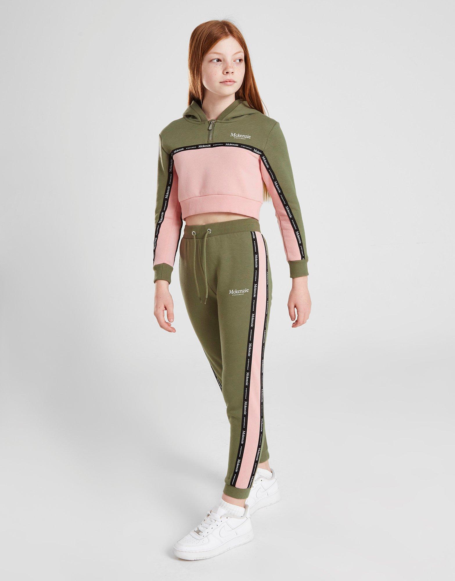 McKenzie Girls' Micro Tape 1/2 Zip Hoodie Junior