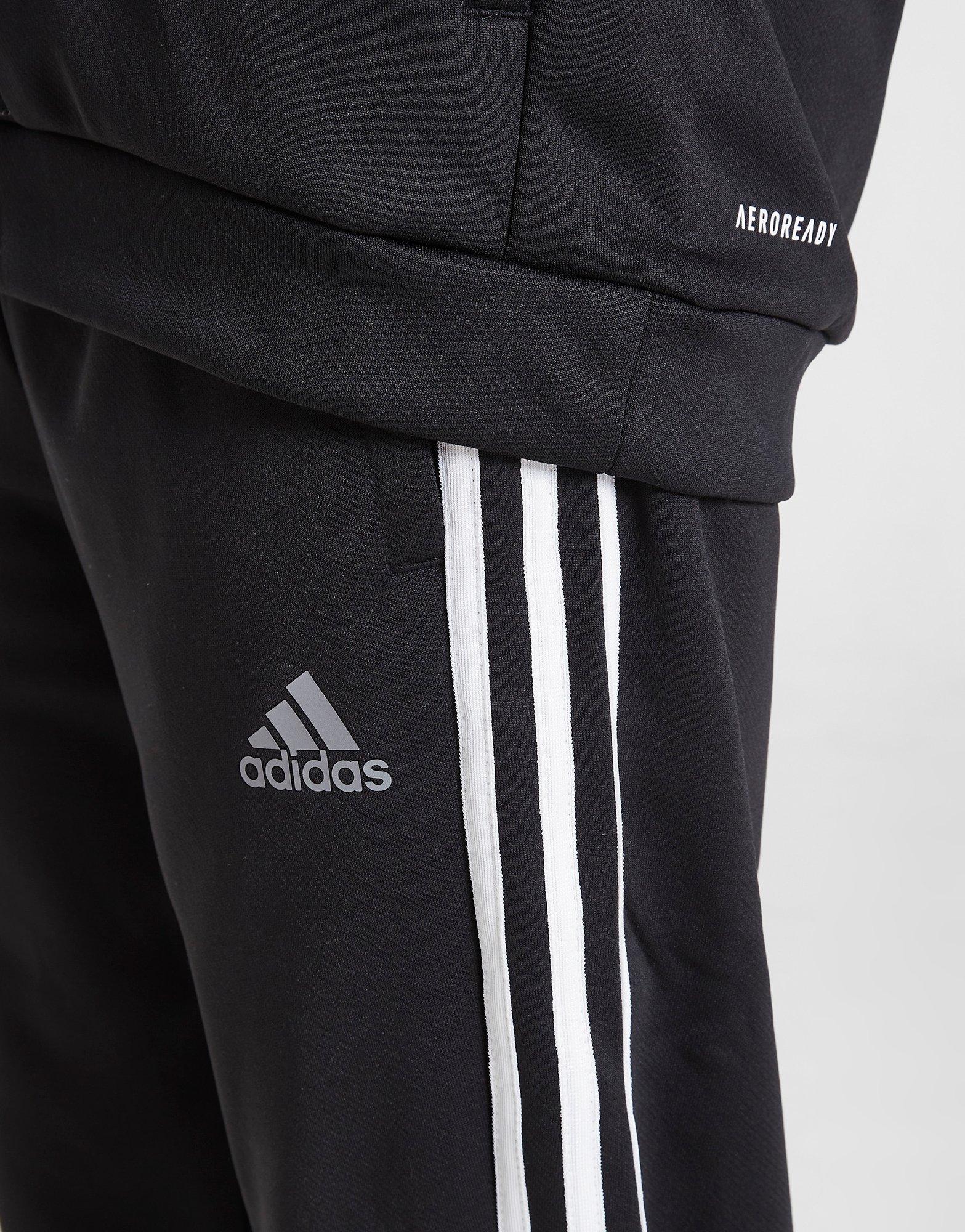adidas Mixed Fabric Overhead Tracksuit Junior