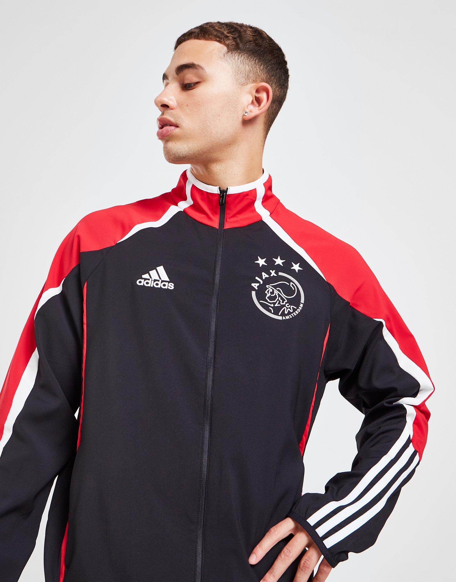 adidas Ajax Amsterdam Teamgeist Woven Jacke Schwarz, JD Sports Österreich