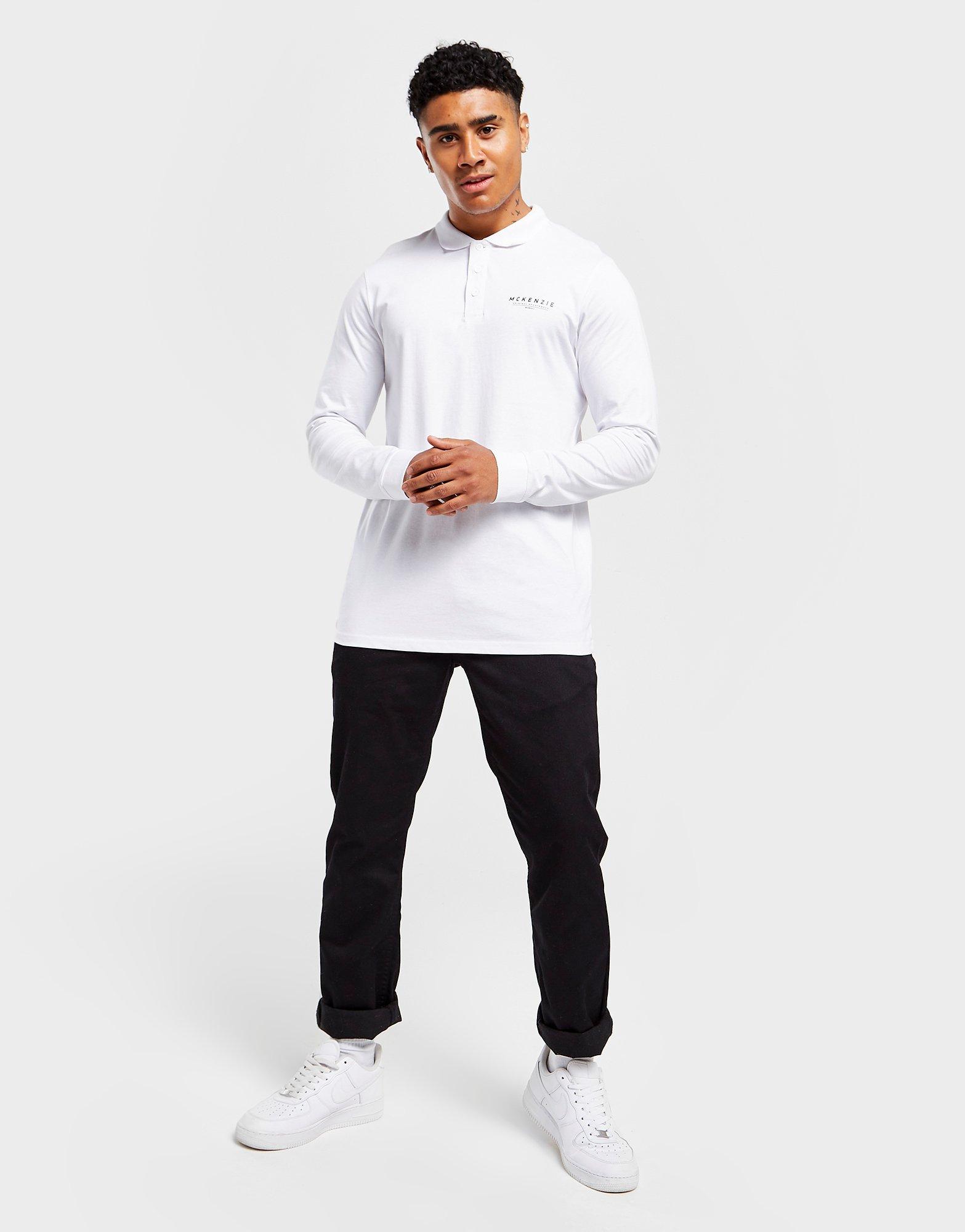 McKenzie 2 Pack Essential Long Sleeve Polo Shirt