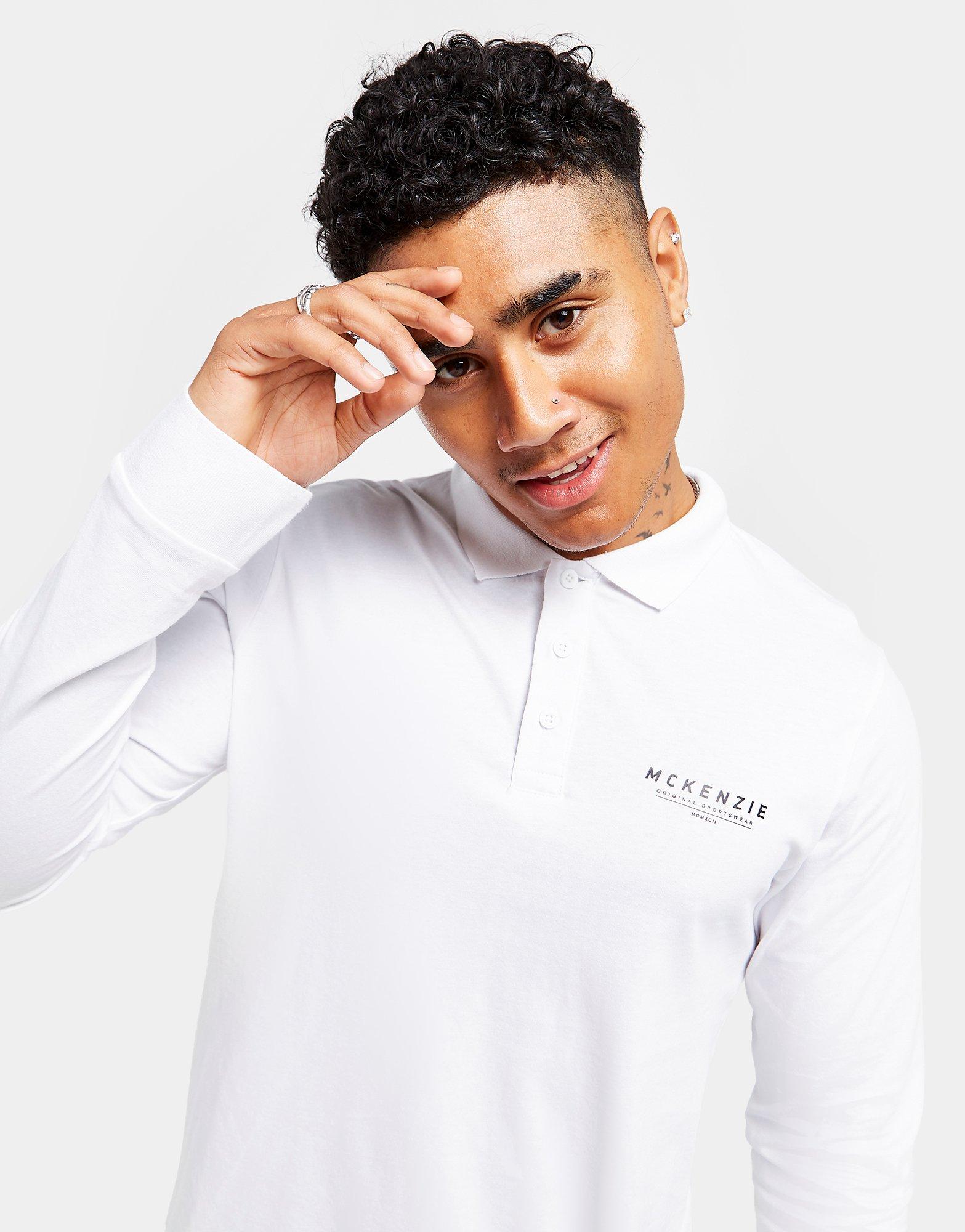 McKenzie 2 Pack Essential Long Sleeve Polo Shirt