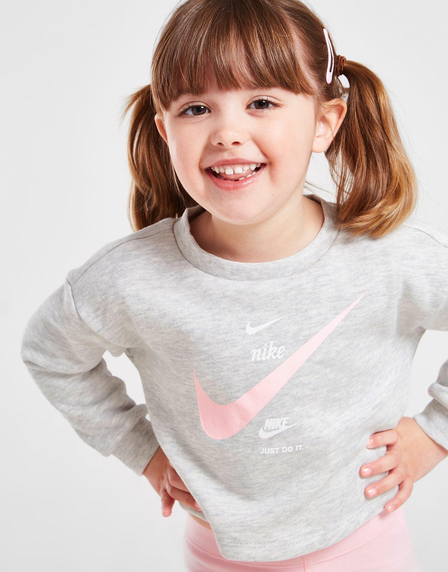 Nike Girls' Graphic Crew/Leggings Set Infant