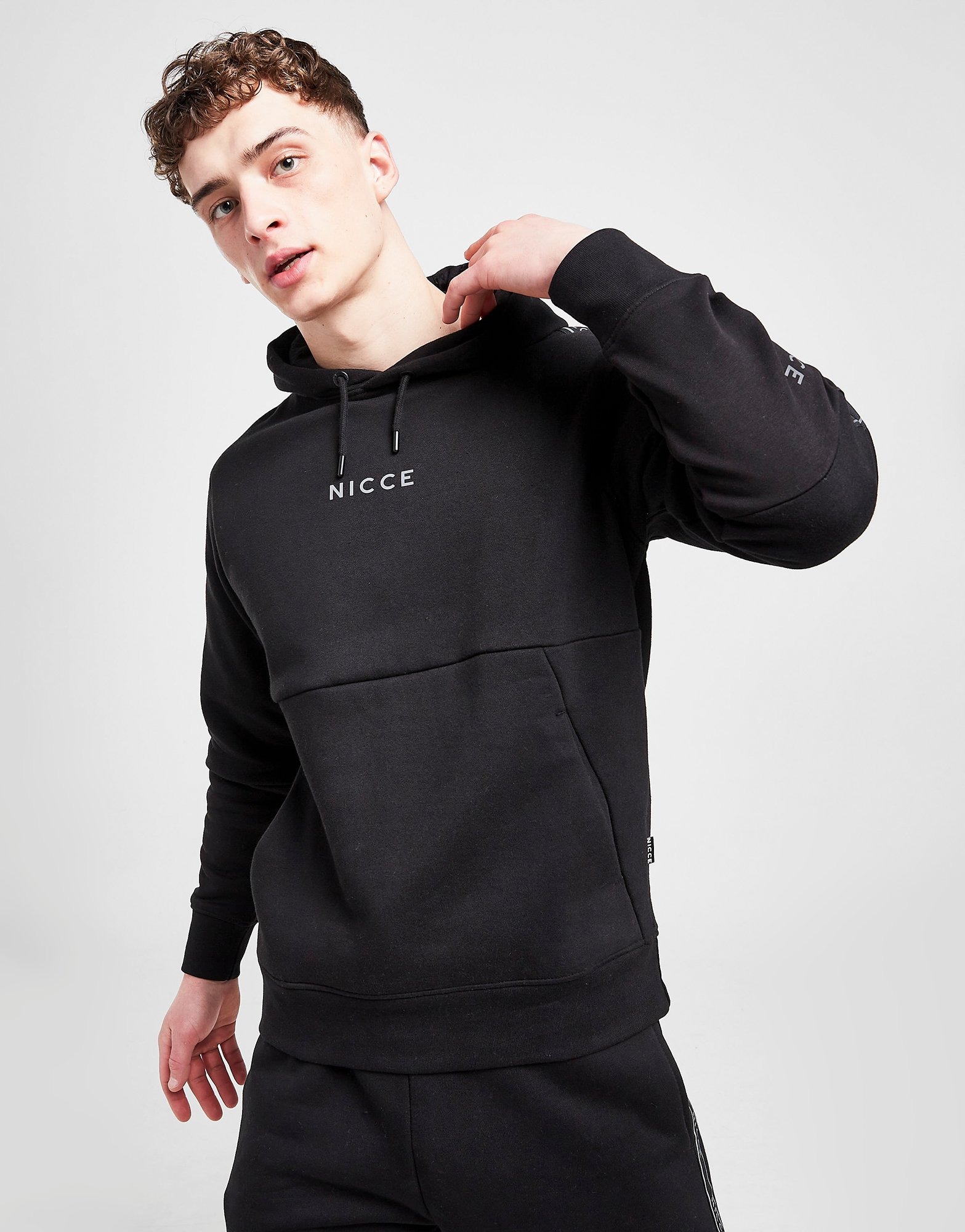 Nicce Pulse Tape Hoodie Herren Schwarz JD Sports Österreich