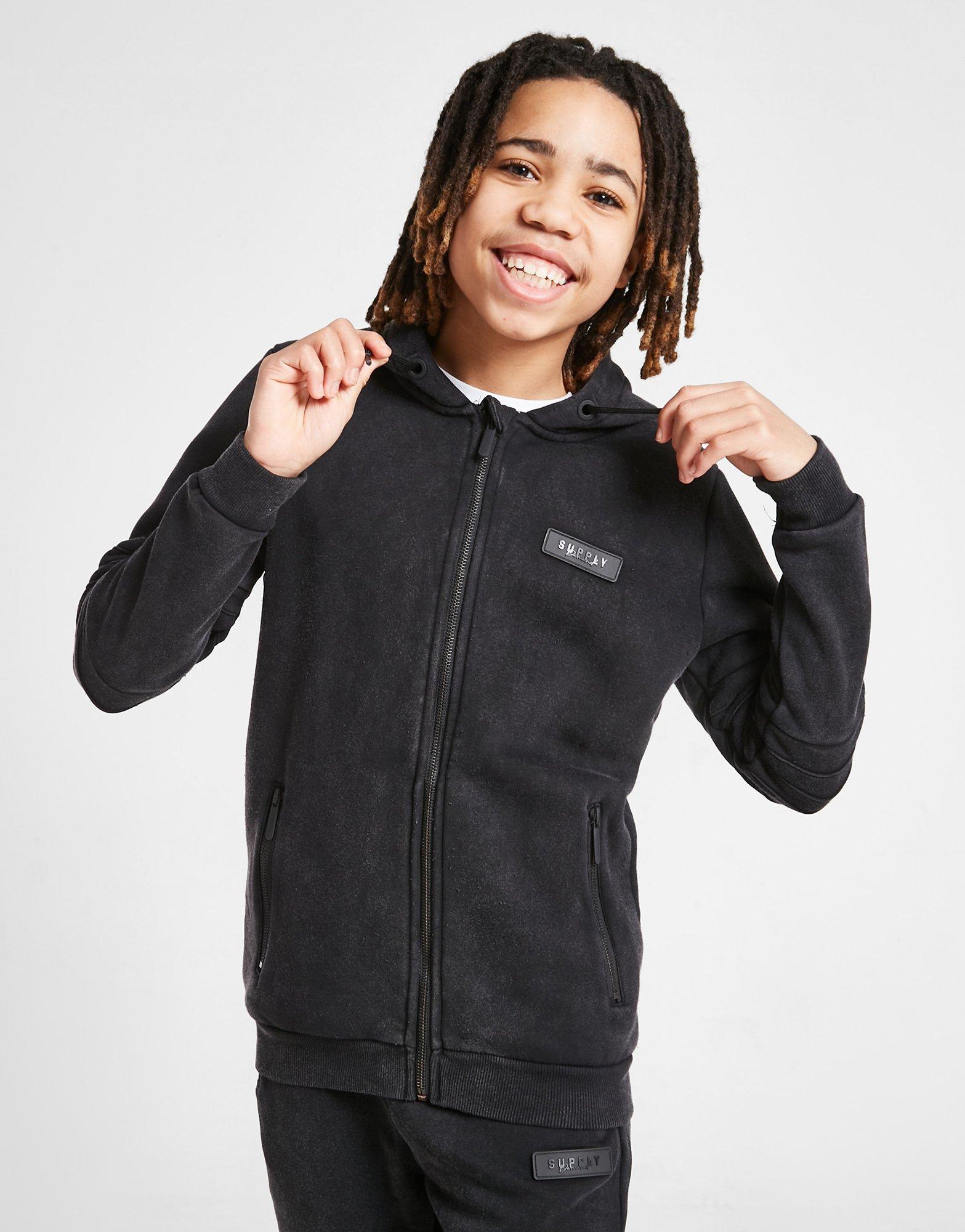 Supply & Demand Grunge Full Zip Hoodie Junior
