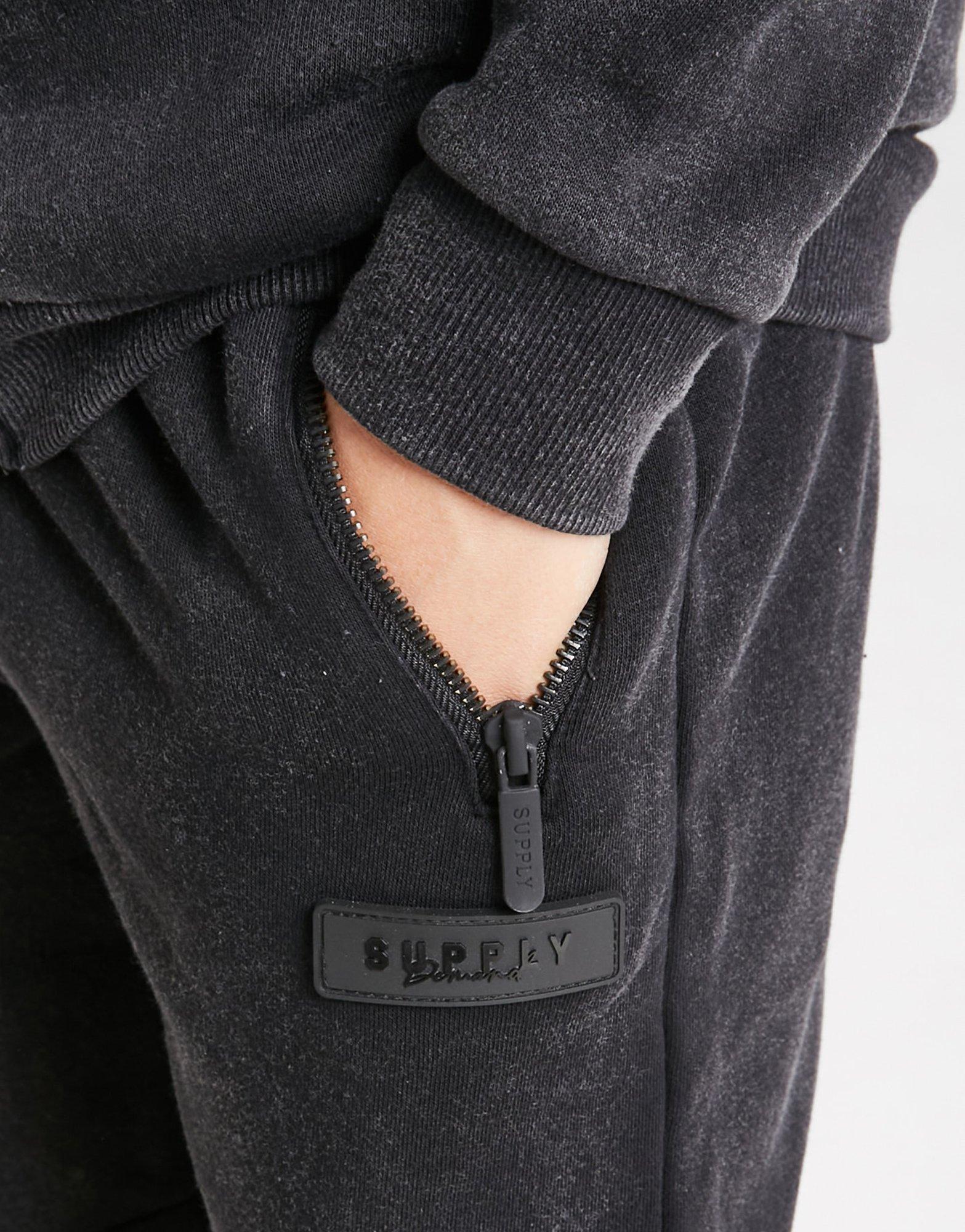 Supply & Demand Grunge Full Zip Hoodie Junior